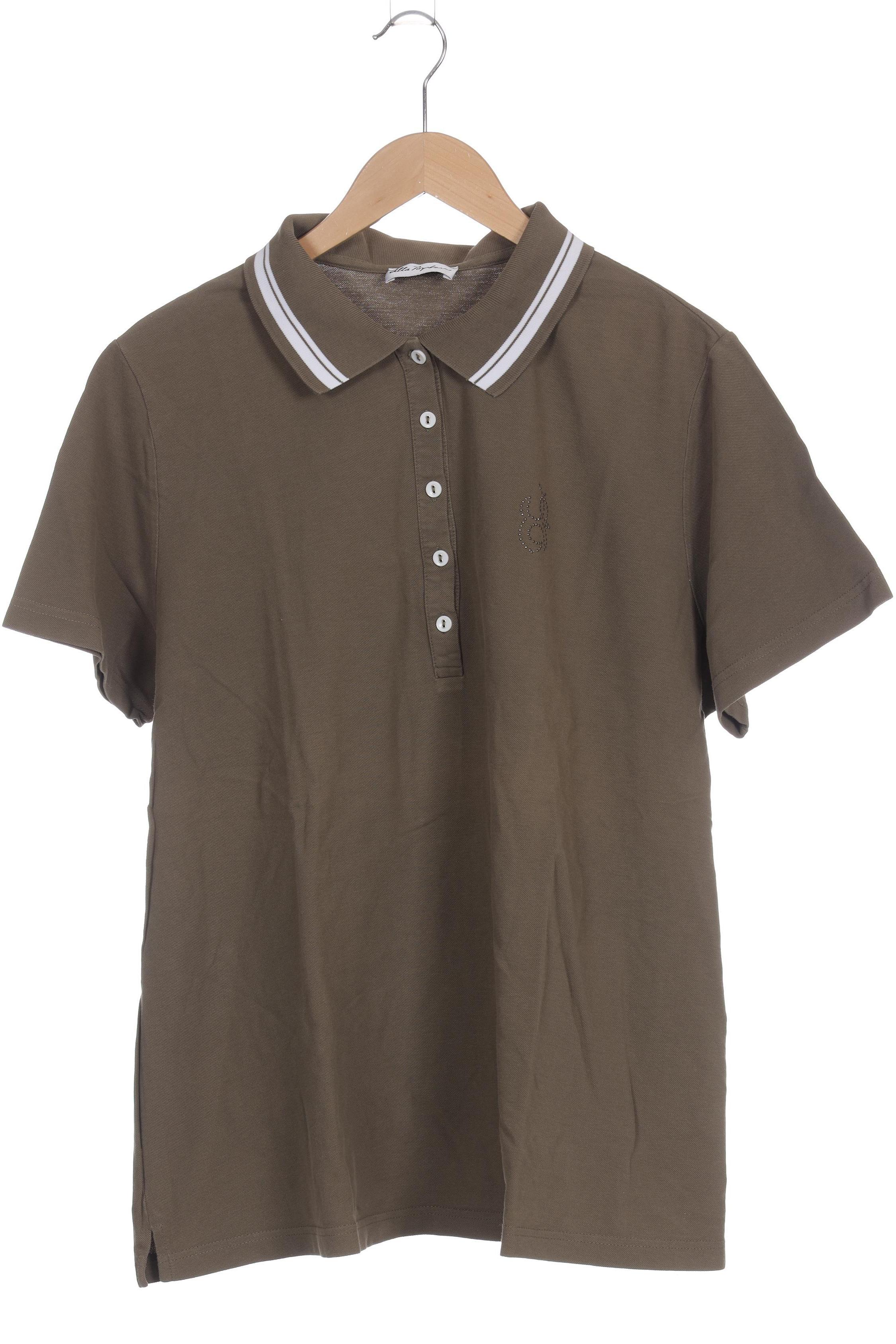 

Ulla Popken Damen Poloshirt, braun, Gr. 54