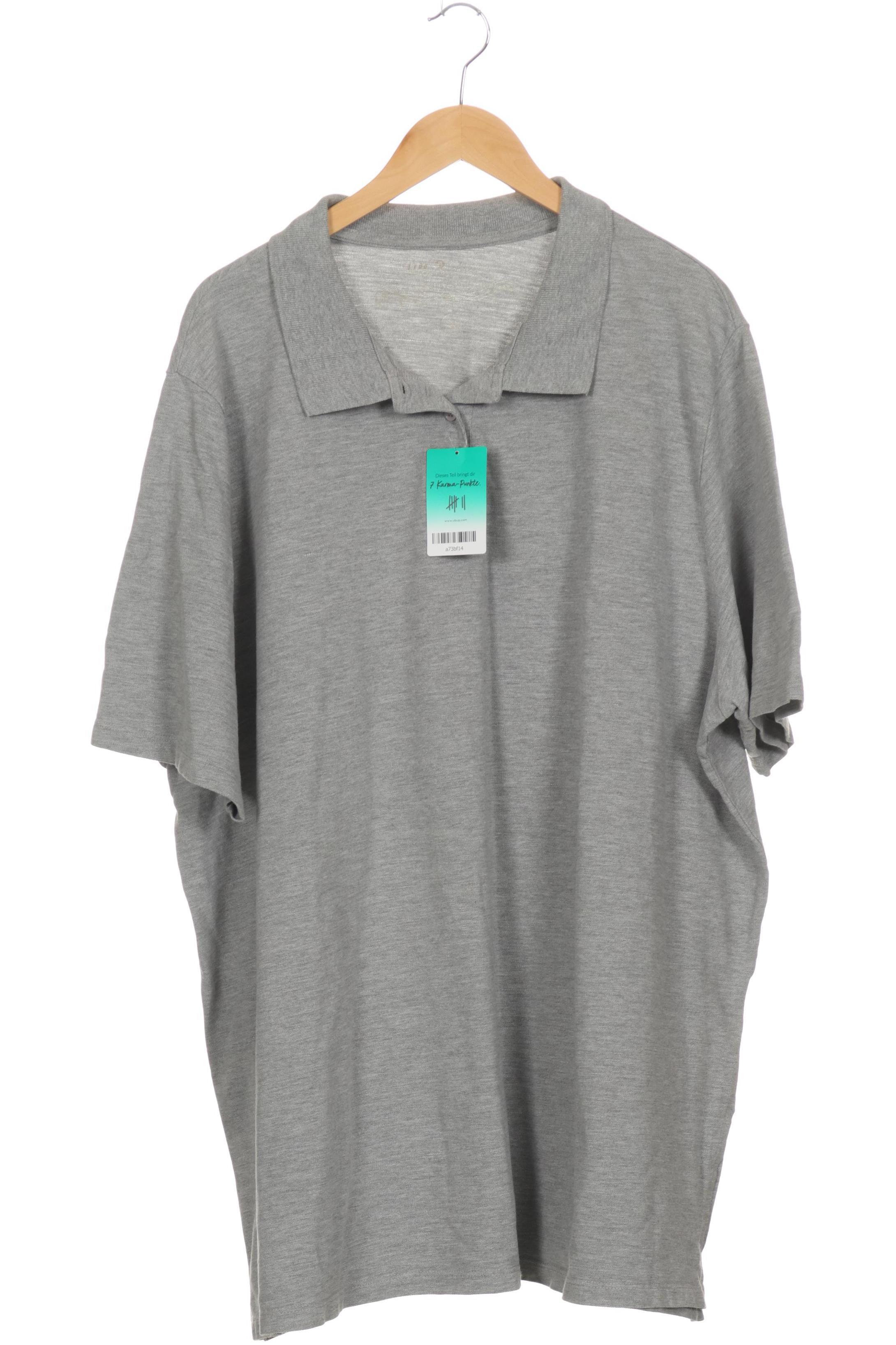 

Ulla Popken Damen Poloshirt, grau, Gr. 58