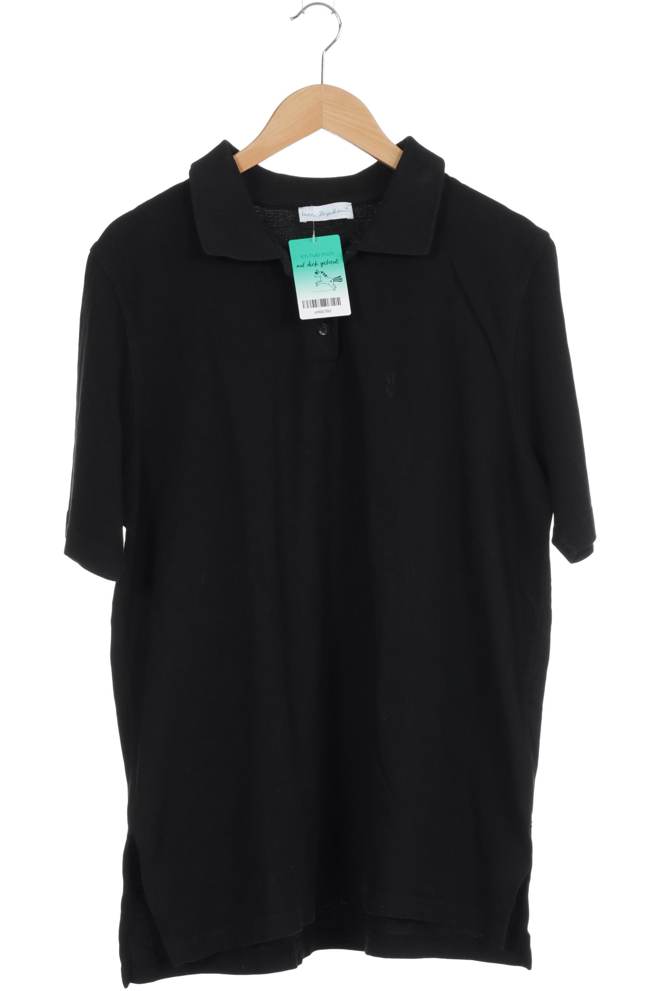 

Ulla Popken Damen Poloshirt, schwarz, Gr. 46