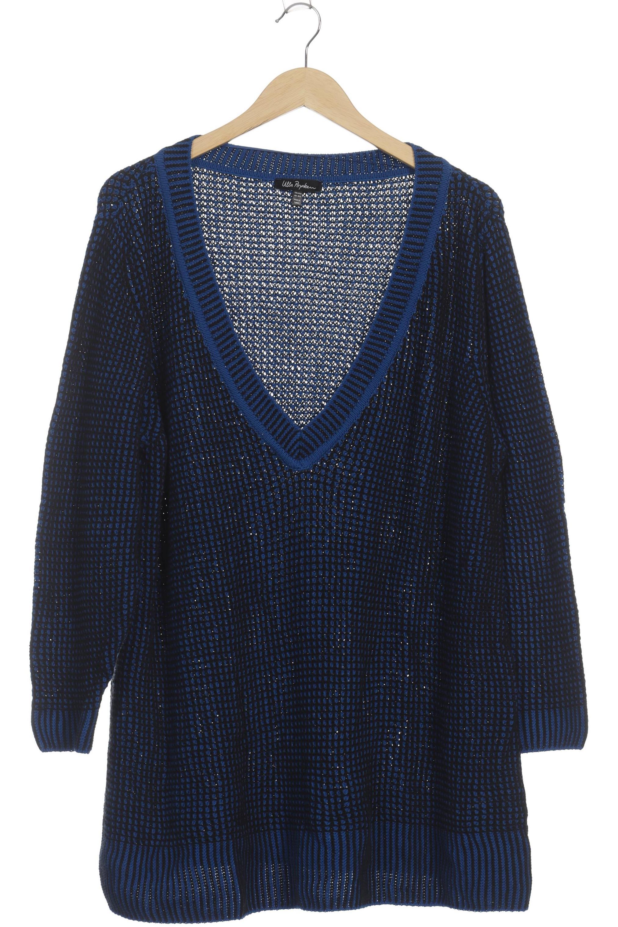 

Ulla Popken Damen Pullover, blau, Gr. 50