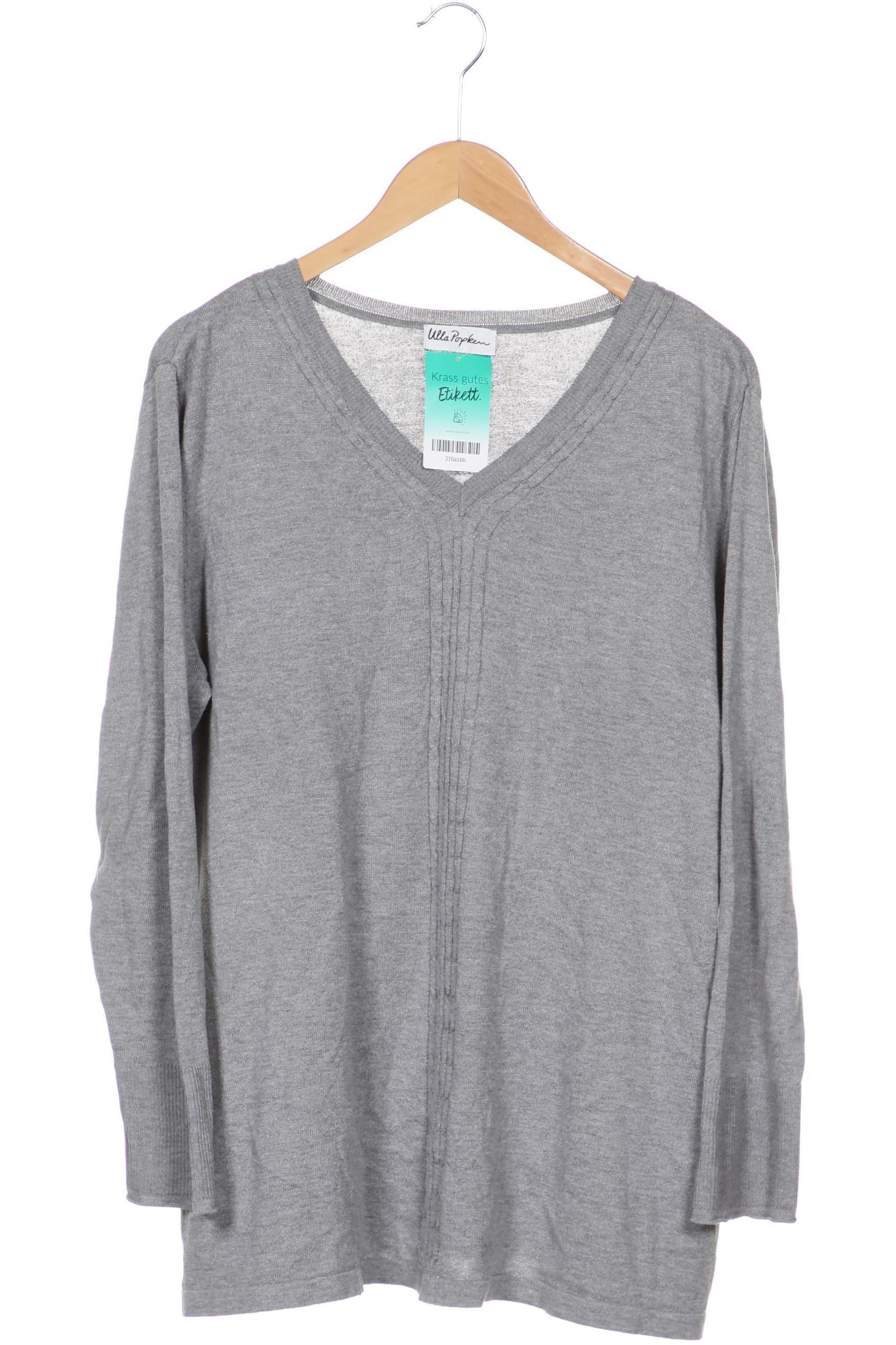 

Ulla Popken Damen Pullover, grau, Gr. 46
