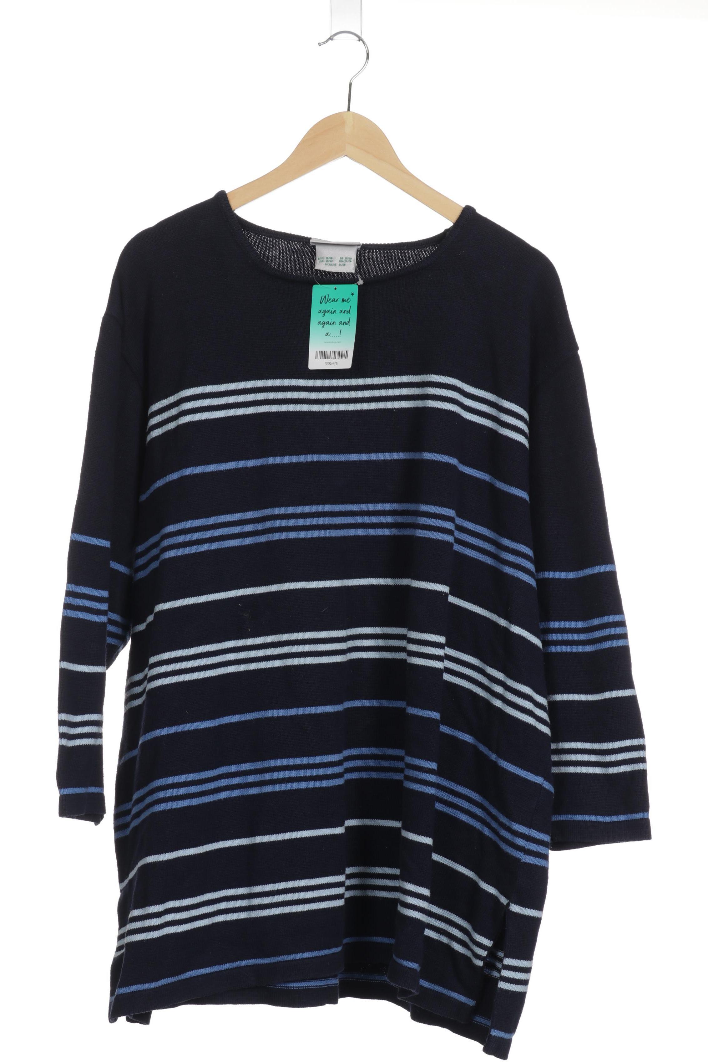 

Ulla Popken Damen Pullover, blau, Gr. 54