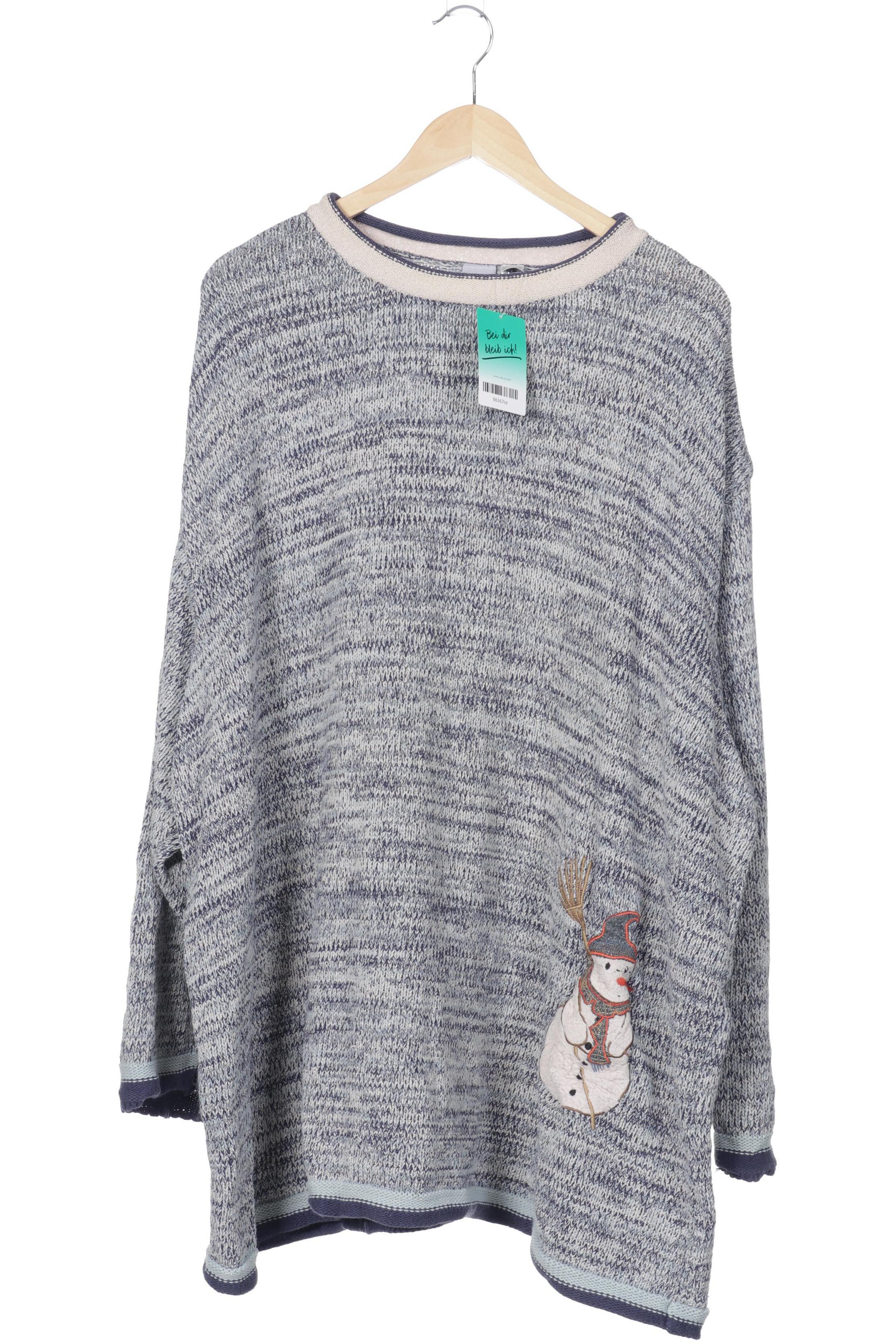 

Ulla Popken Damen Pullover, blau, Gr. 58