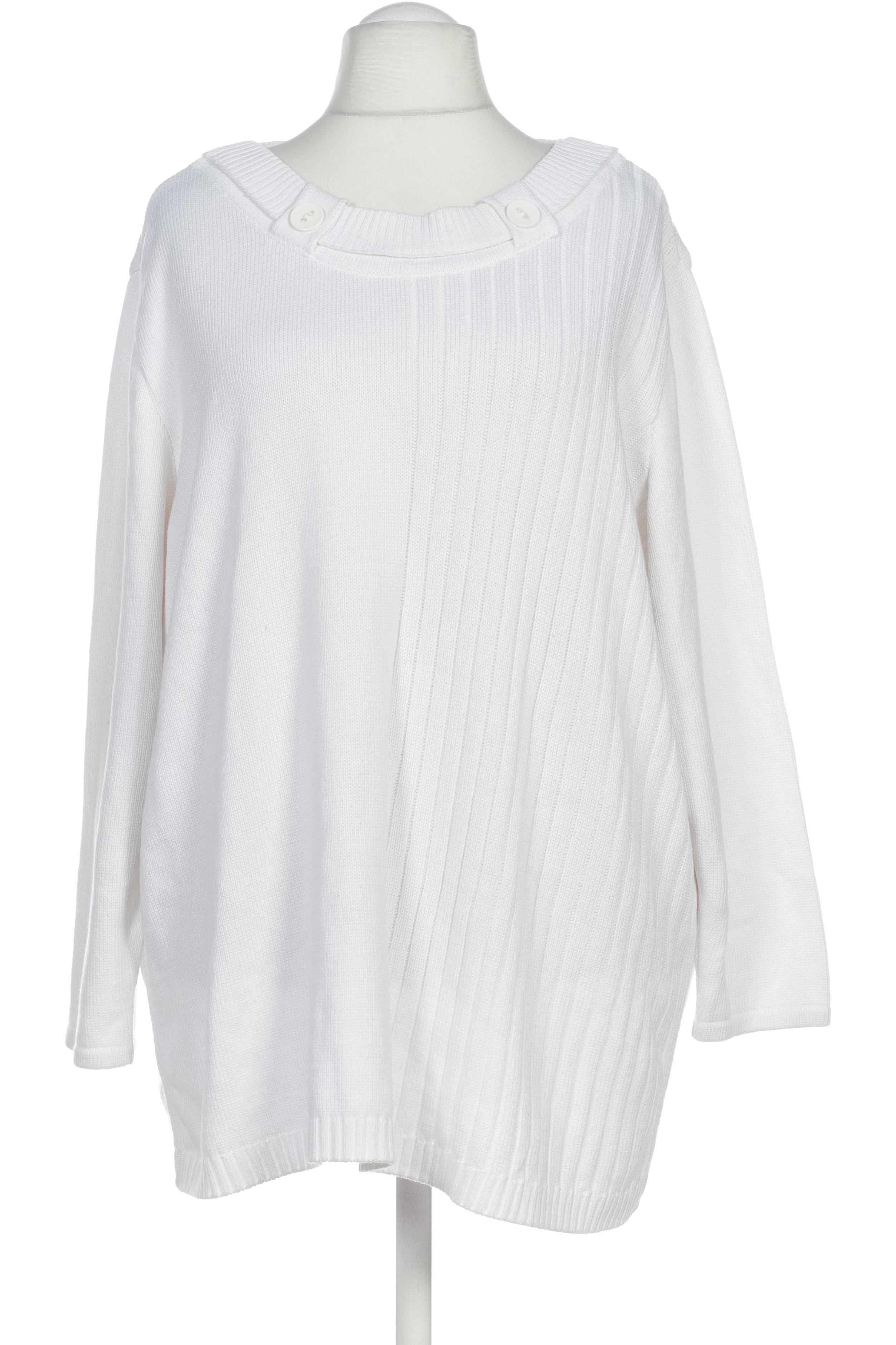 

Ulla Popken Damen Pullover, weiß, Gr. 54