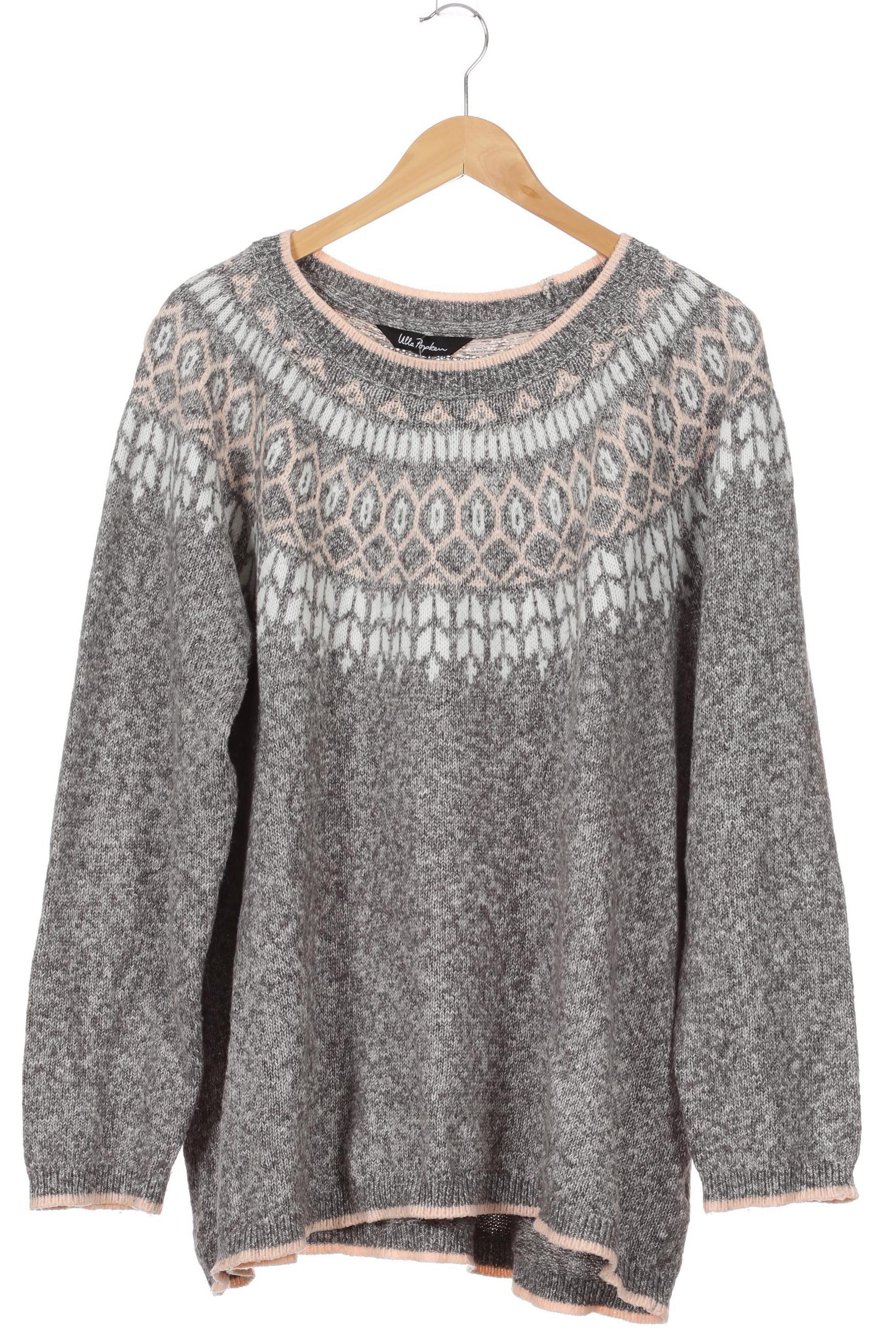 

Ulla Popken Damen Pullover, grau, Gr. 54