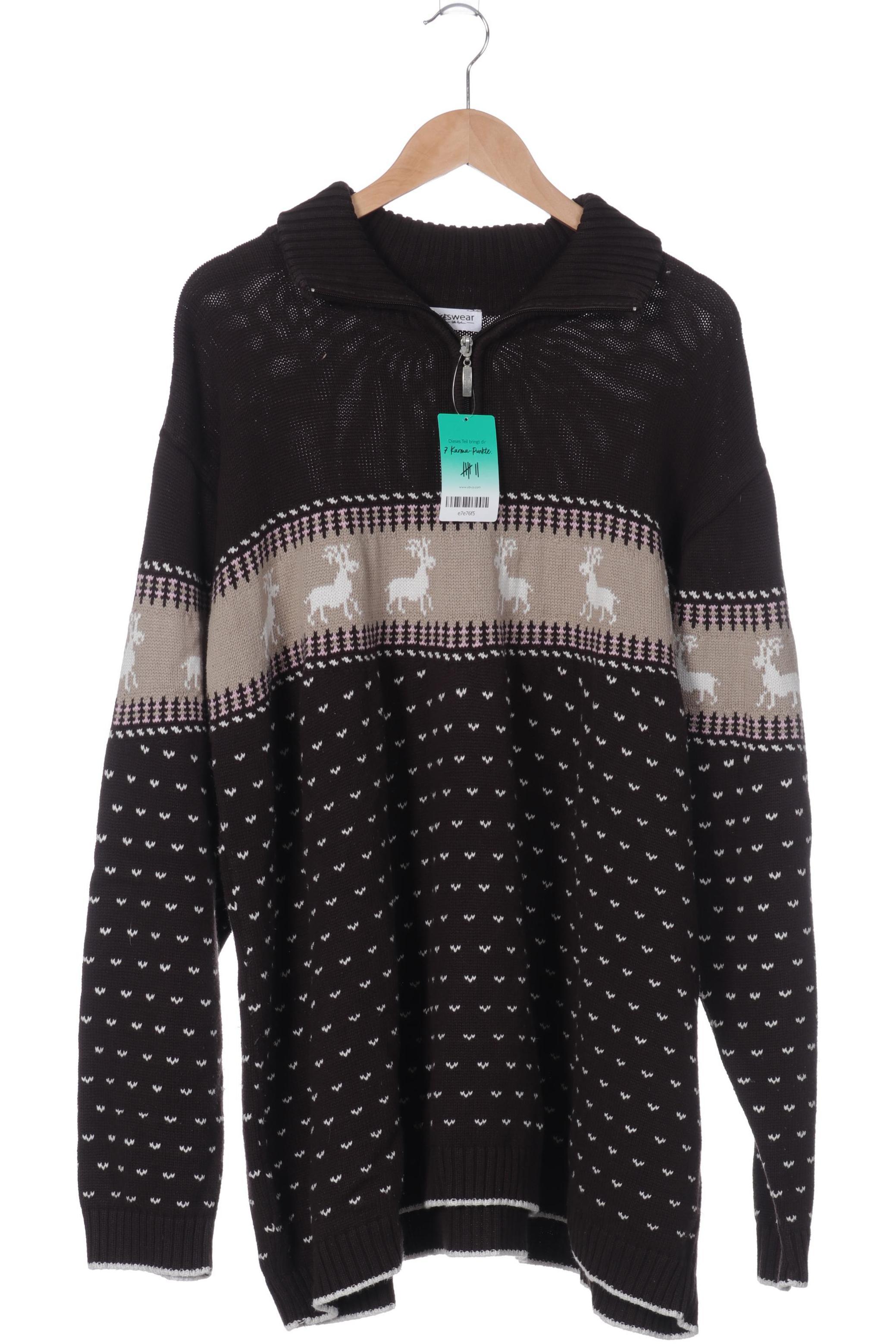 

Ulla Popken Damen Pullover, braun, Gr. 58