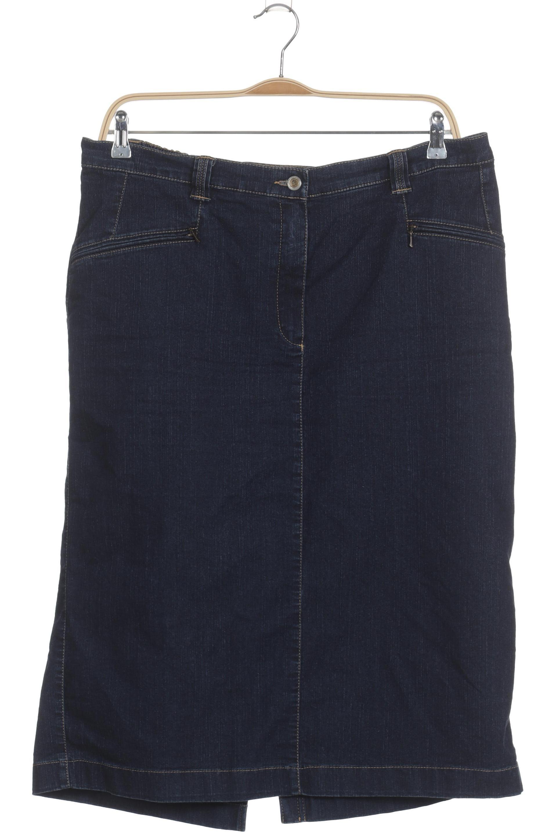 

Ulla Popken Damen Rock, blau, Gr. 48