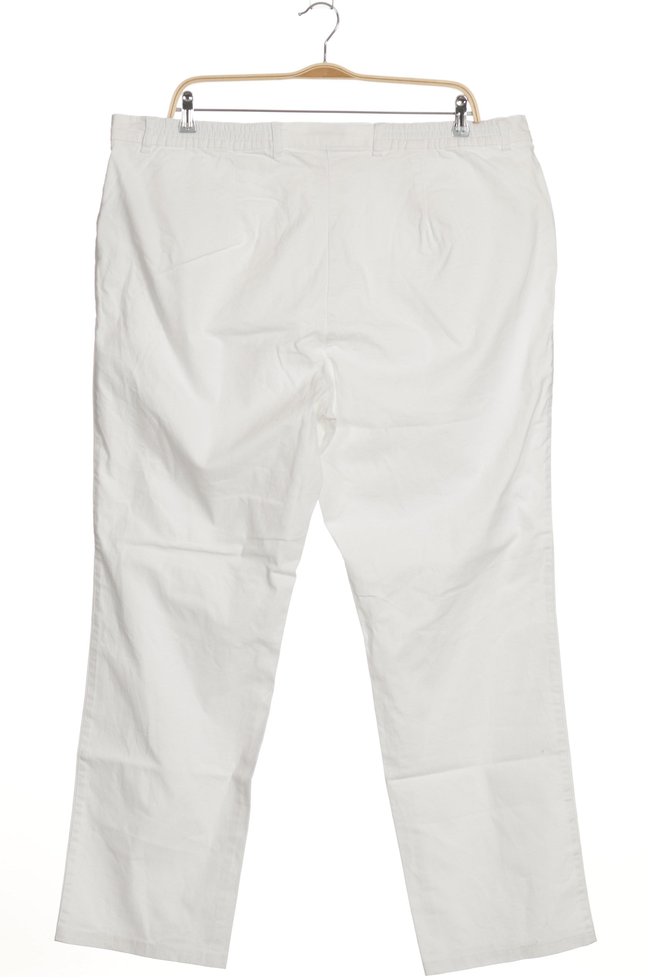 

Ulla Popken Damen Stoffhose, weiß, Gr. 52