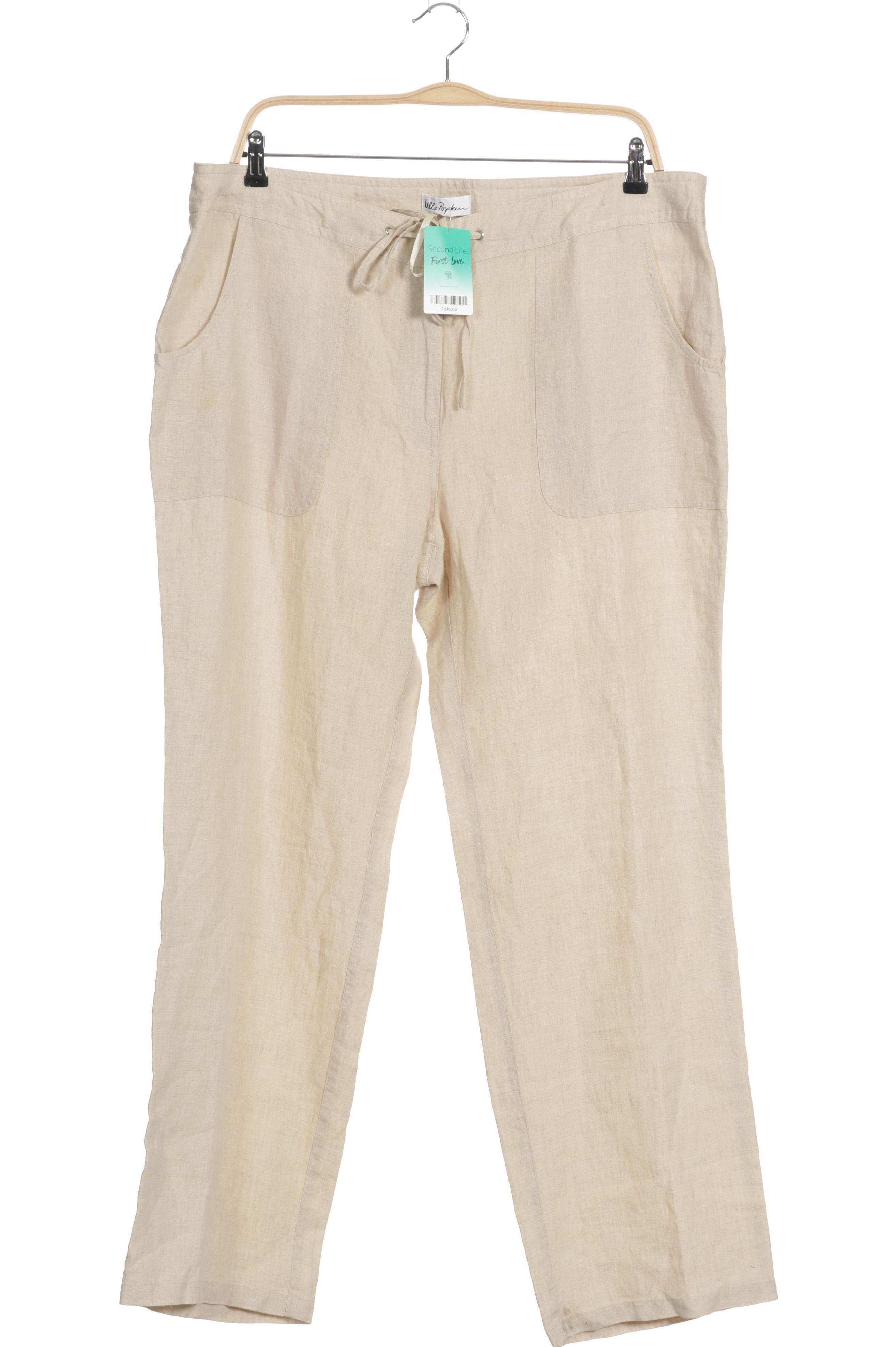 

Ulla Popken Damen Stoffhose, beige, Gr. 48
