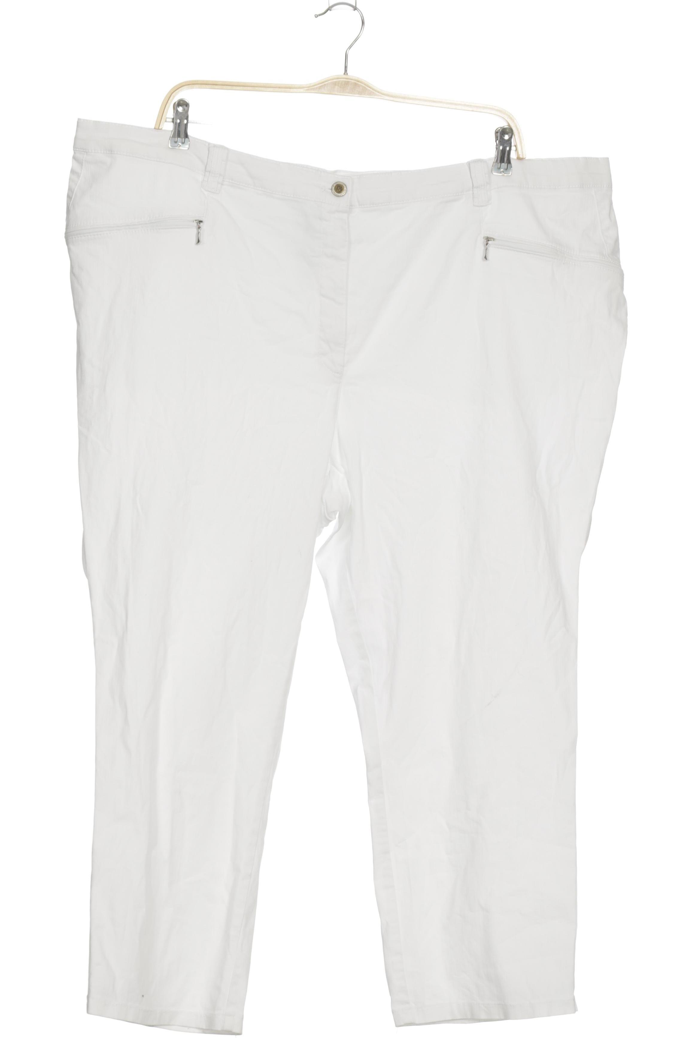 

Ulla Popken Damen Stoffhose, weiß, Gr. 56