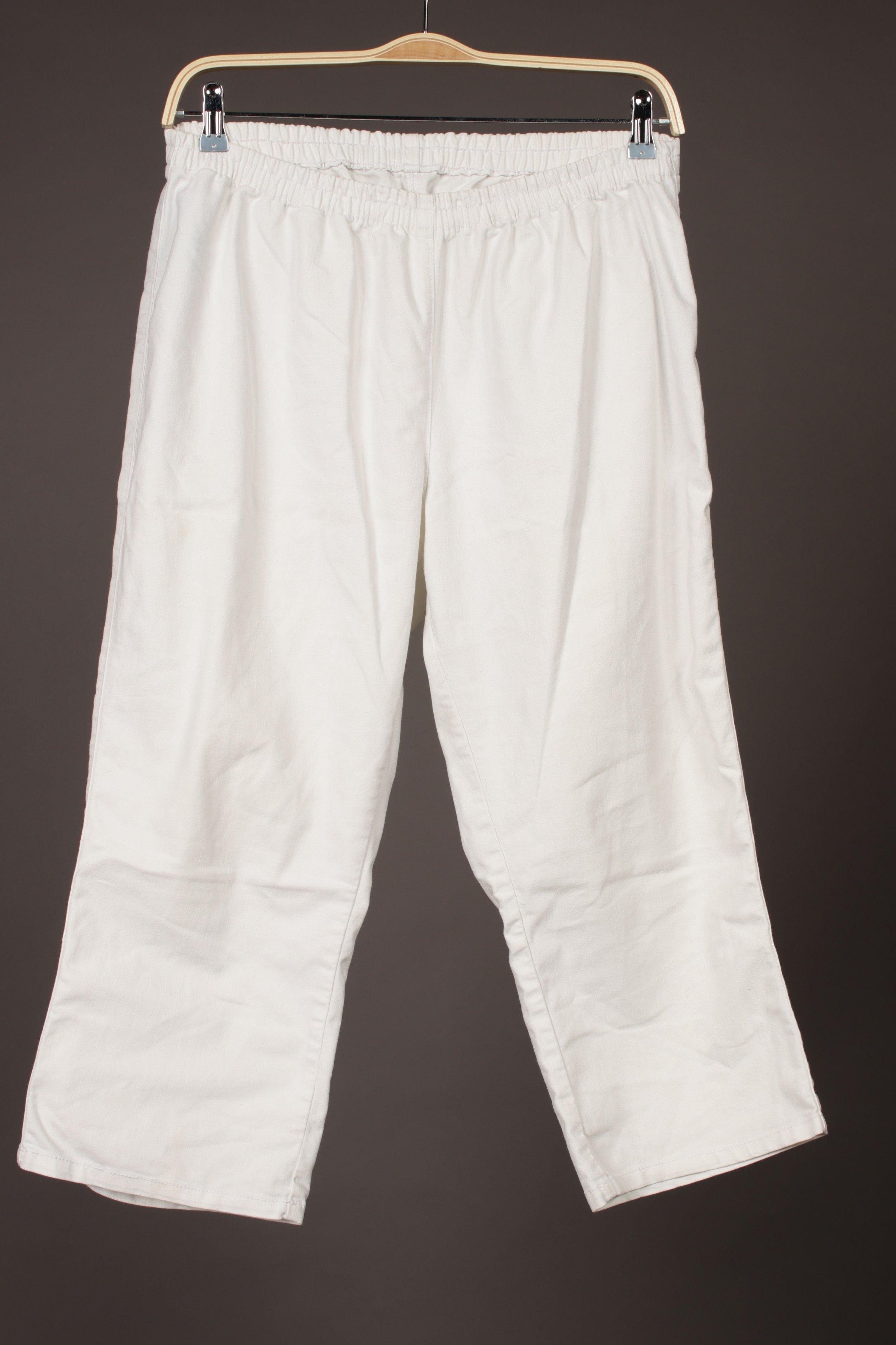 

Ulla Popken Damen Stoffhose, weiß, Gr. 46