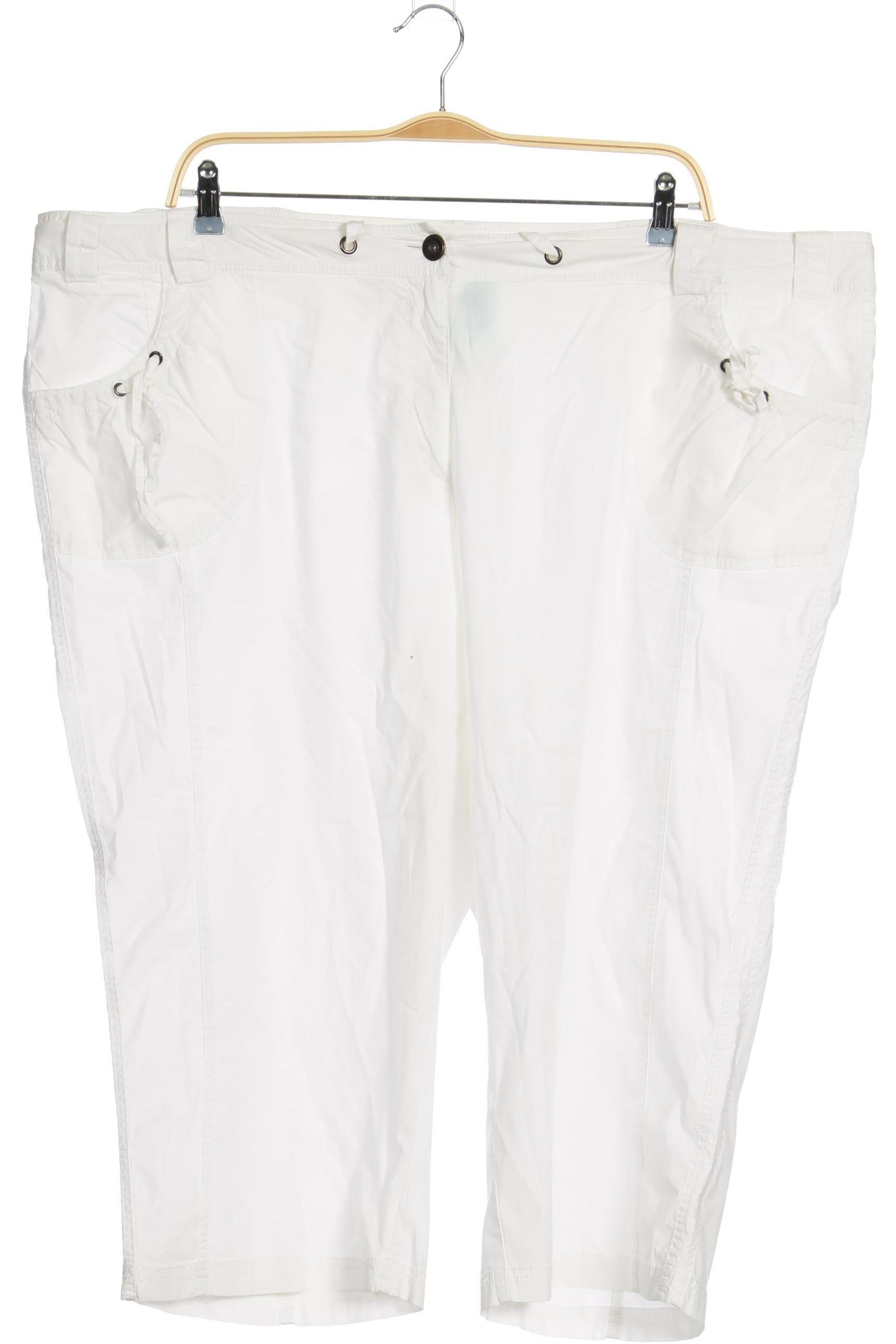 

Ulla Popken Damen Stoffhose, weiß, Gr. 26