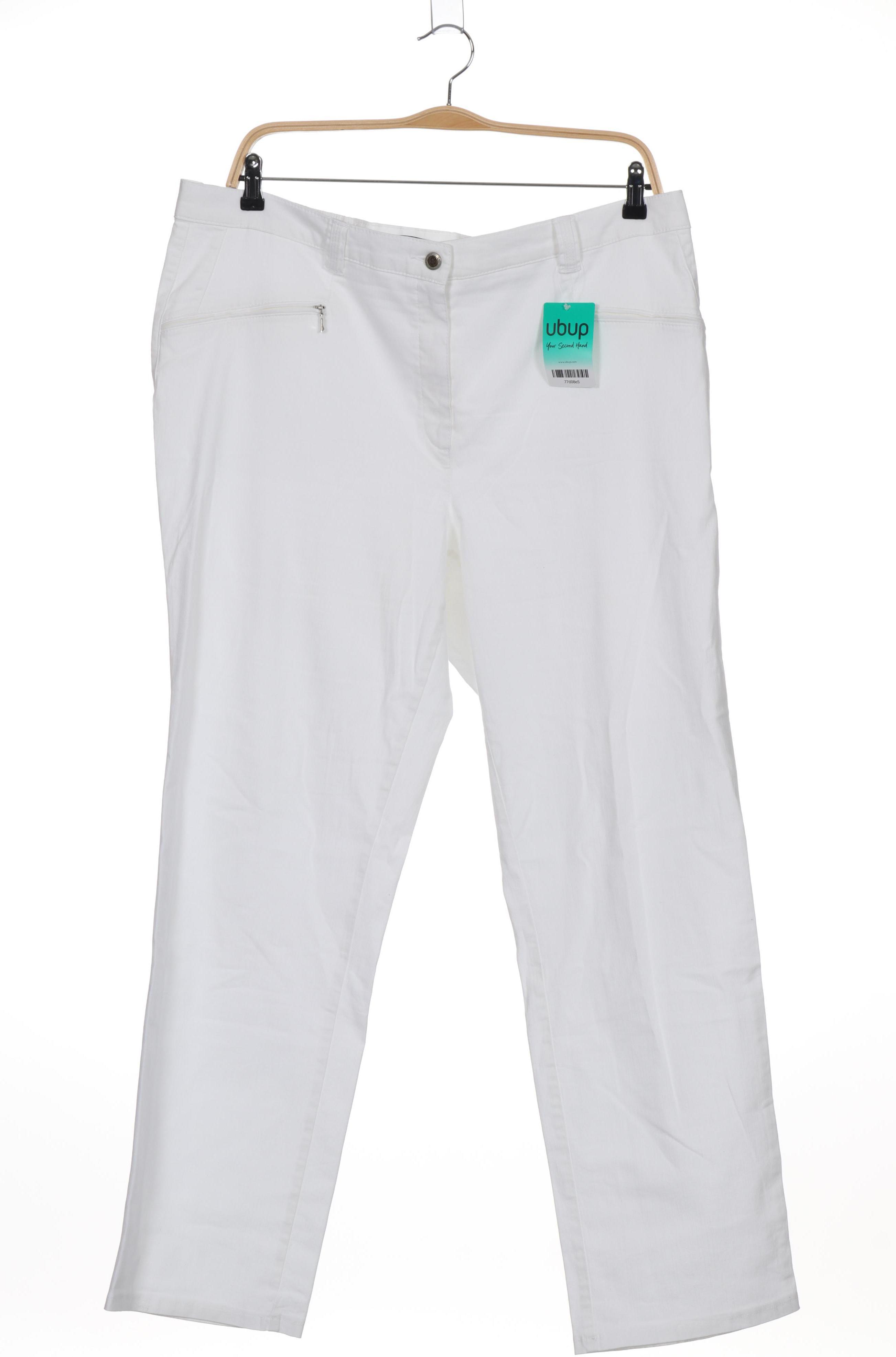 

Ulla Popken Damen Stoffhose, weiß, Gr. 50