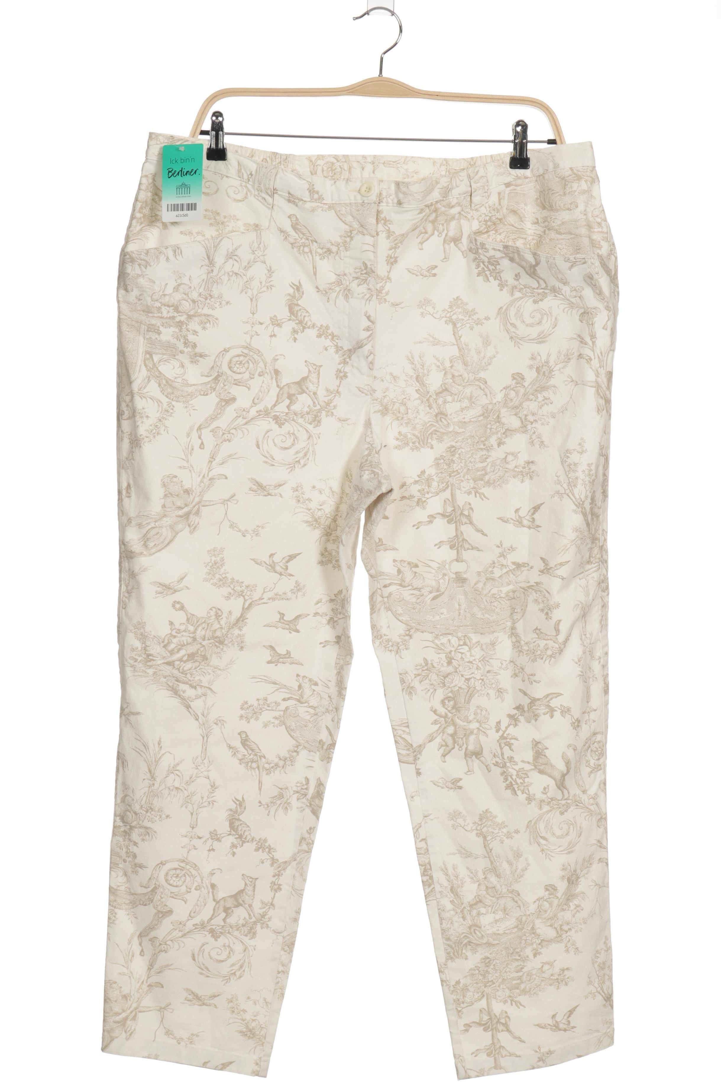 

Ulla Popken Damen Stoffhose, weiß, Gr. 54