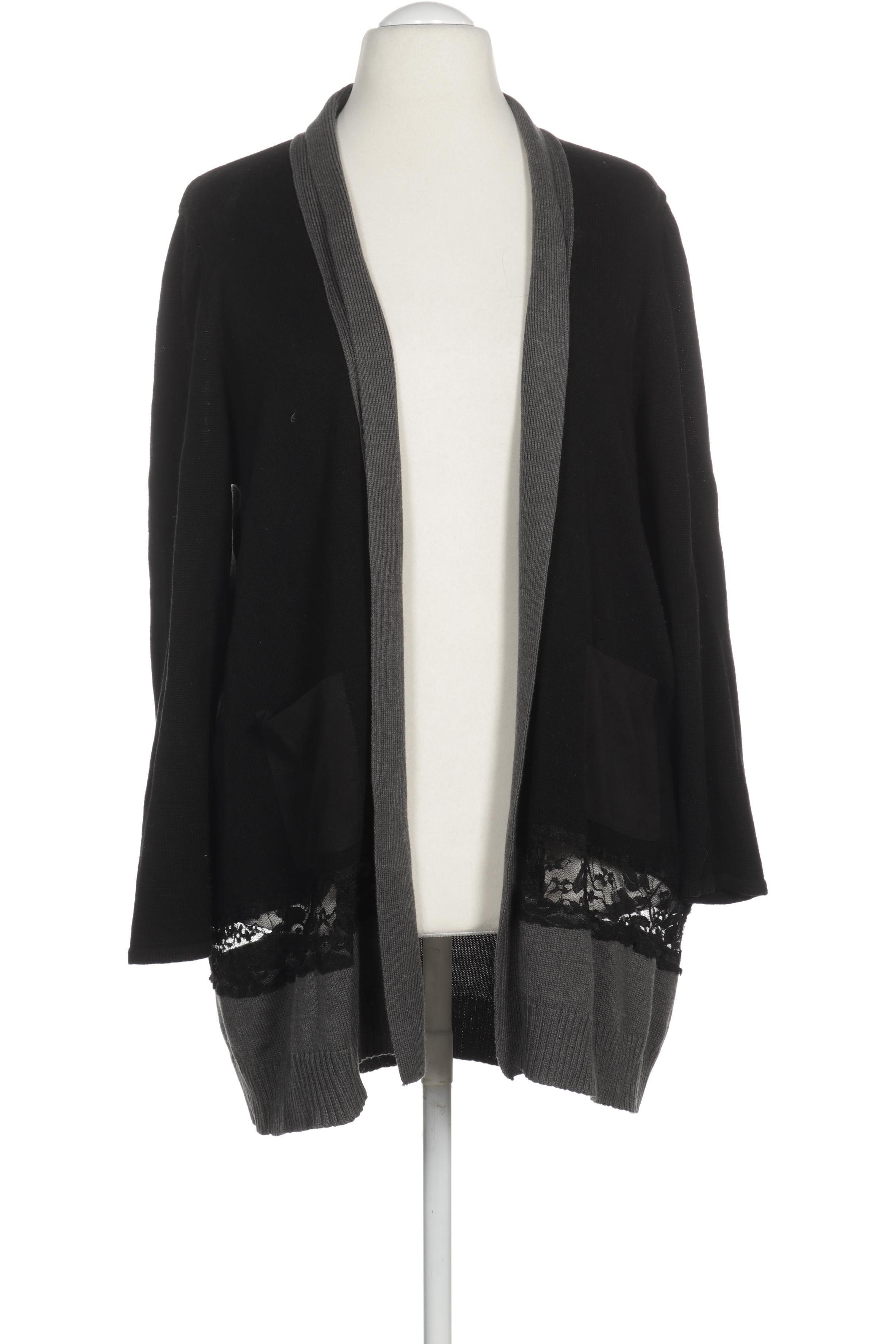 

Ulla Popken Damen Strickjacke, schwarz, Gr. 46