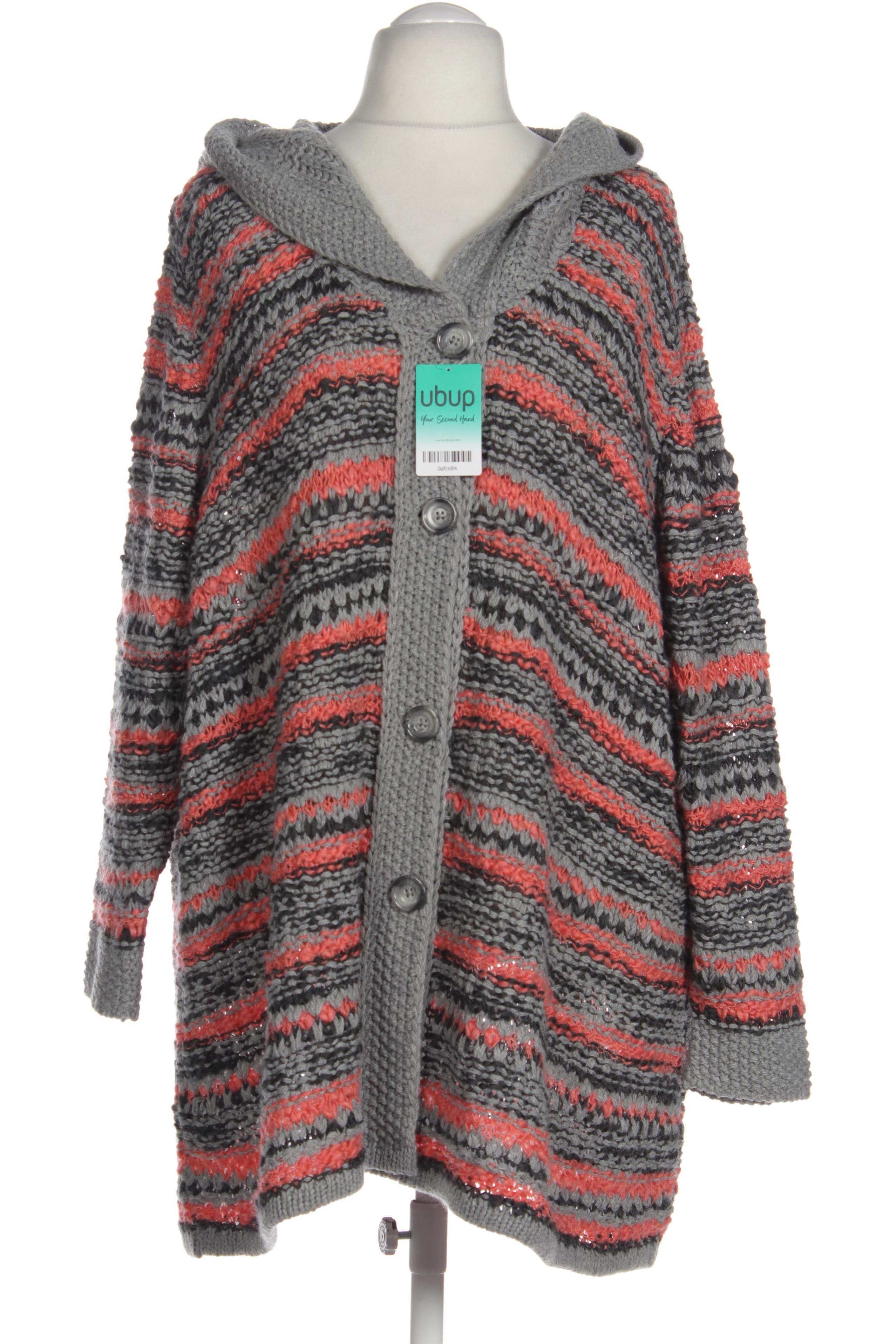 

Ulla Popken Damen Strickjacke, grau, Gr. 62