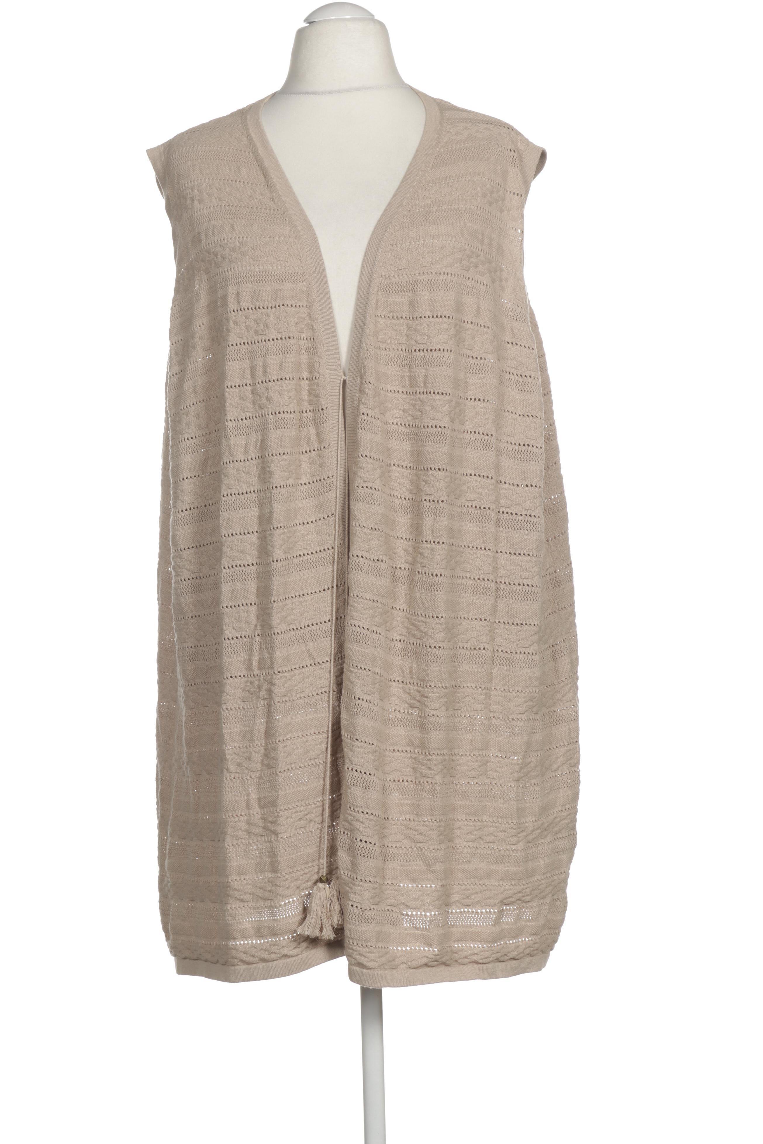 

Ulla Popken Damen Strickjacke, beige, Gr. 50