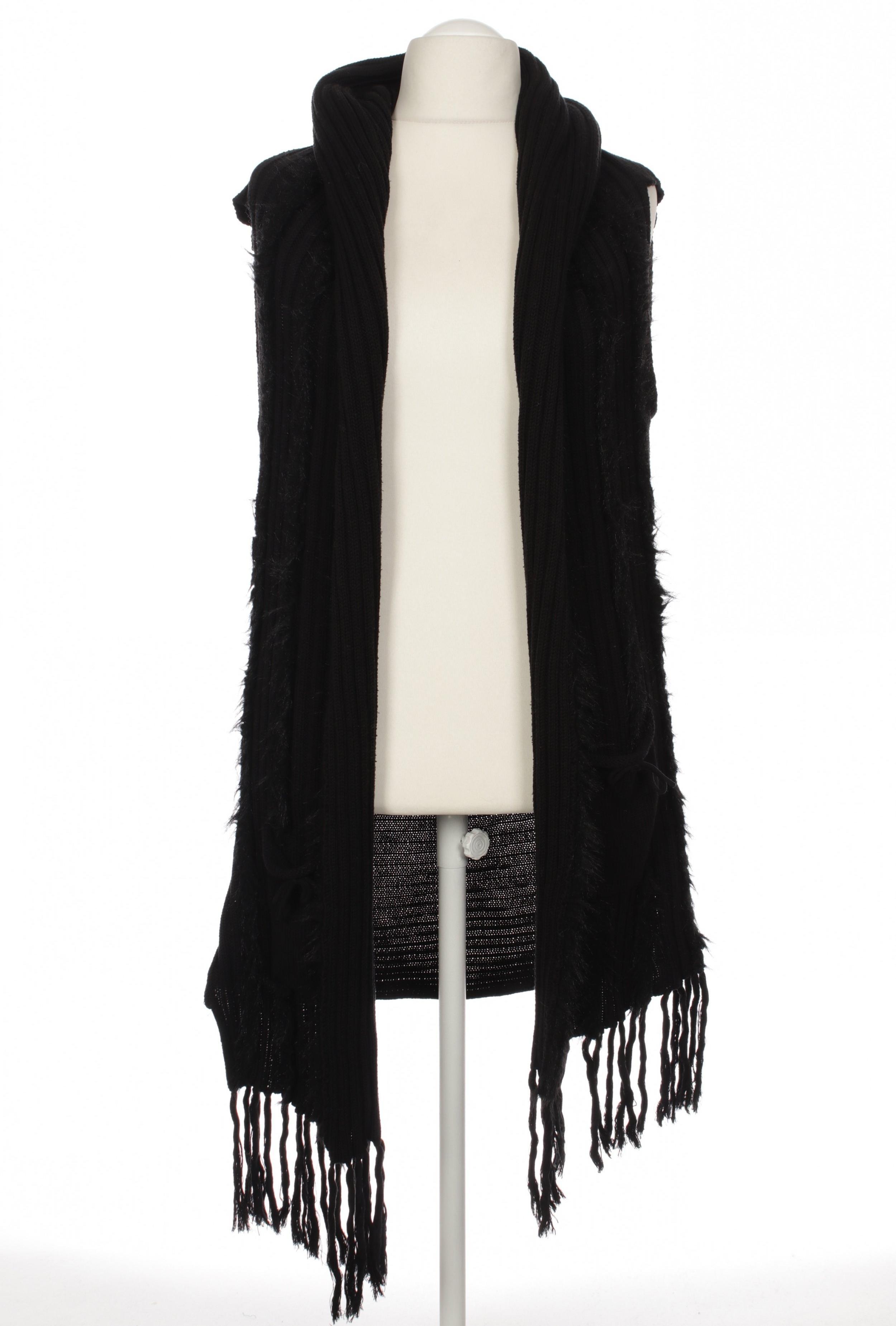 

Ulla Popken Damen Strickjacke, schwarz, Gr. 58