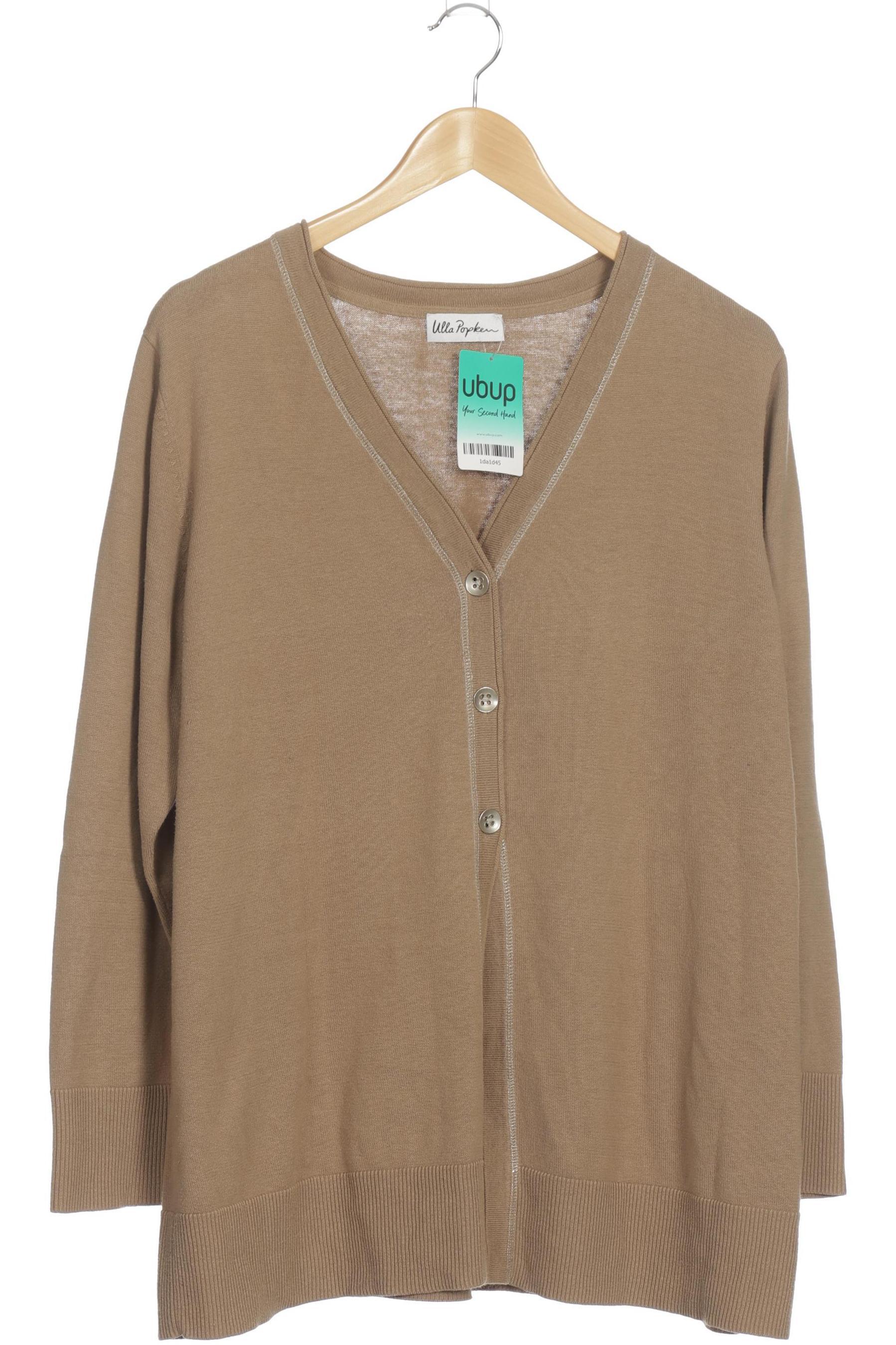 

Ulla Popken Damen Strickjacke, beige, Gr. 46