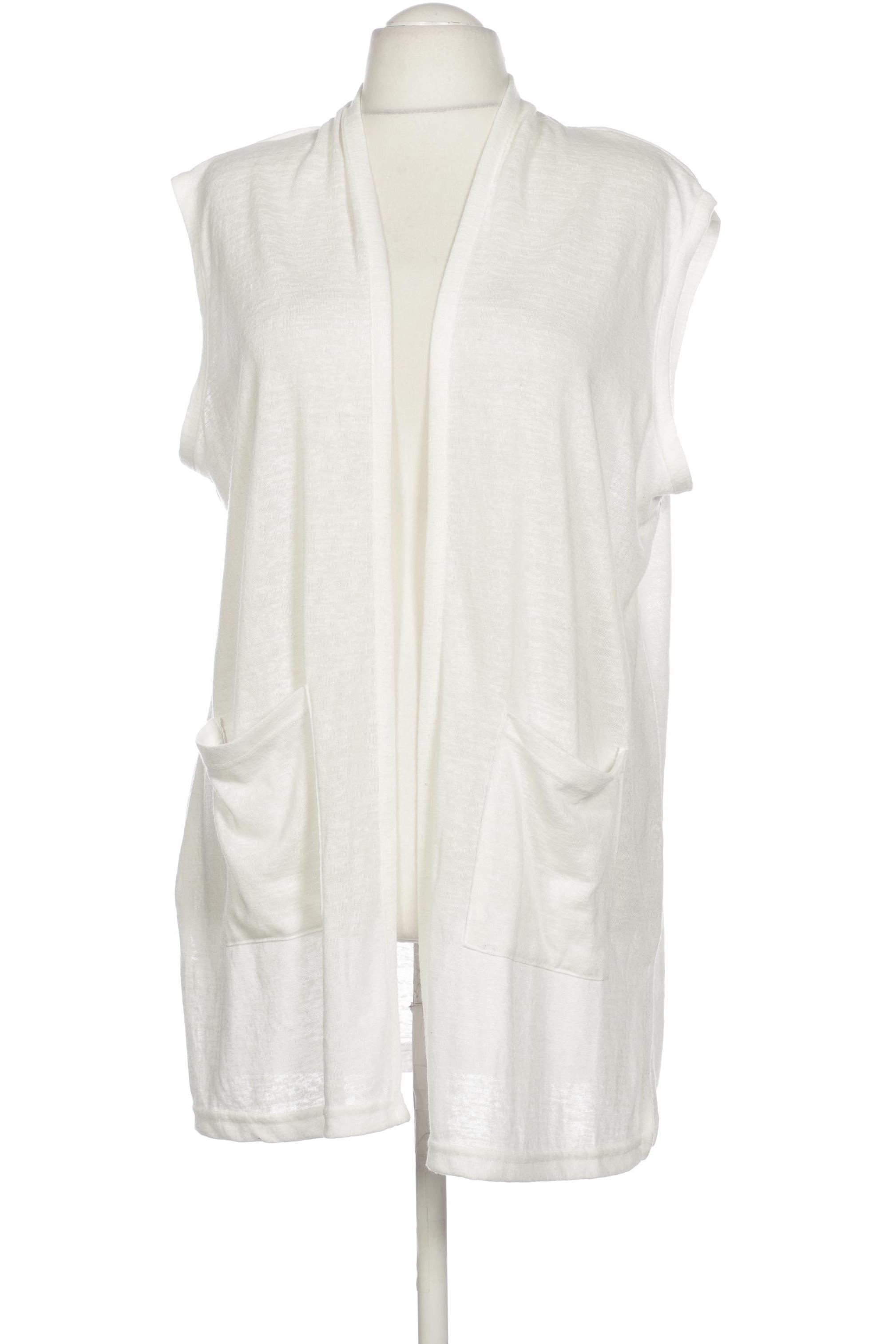 

Ulla Popken Damen Strickjacke, weiß, Gr. 46