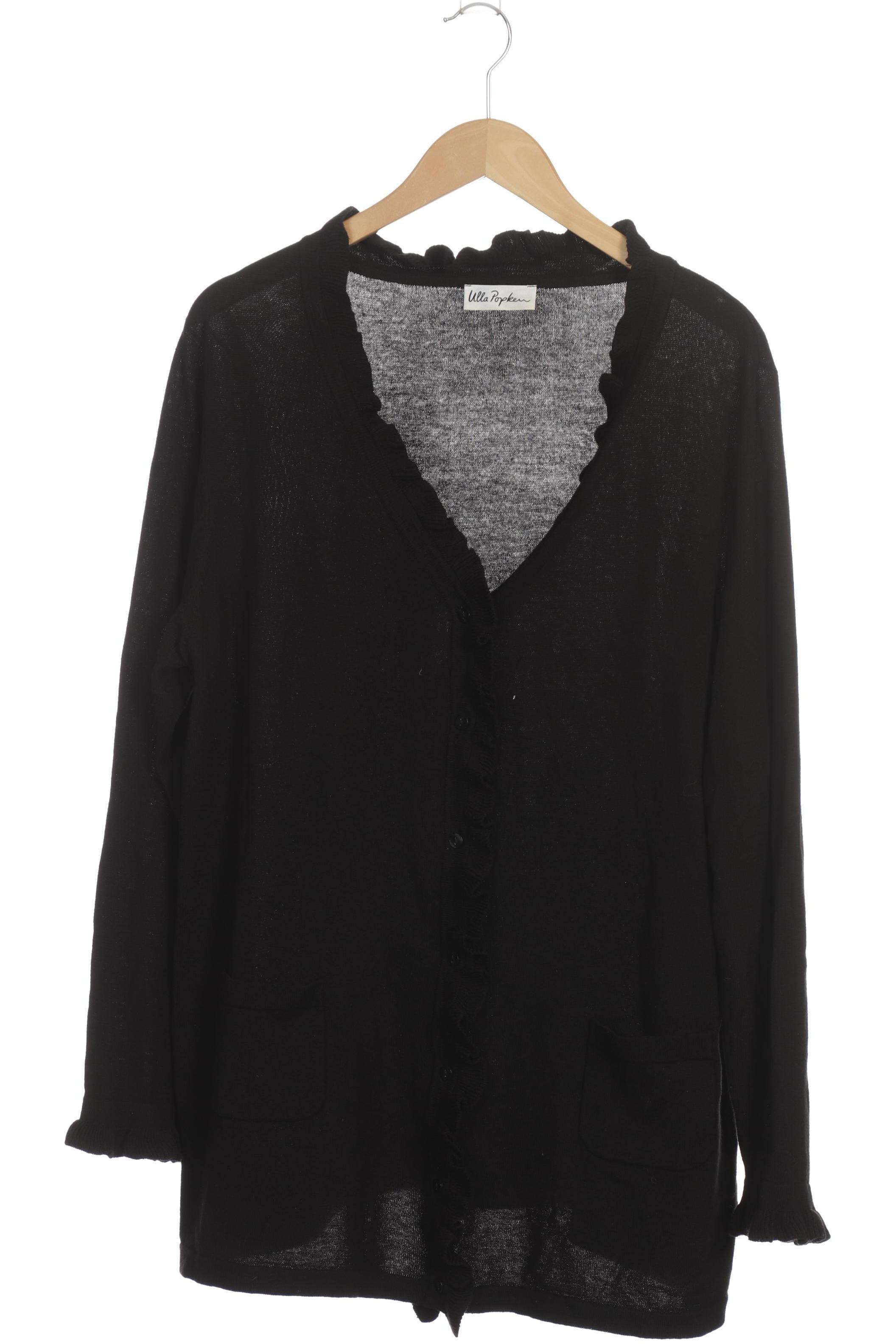 

Ulla Popken Damen Strickjacke, schwarz, Gr. 46