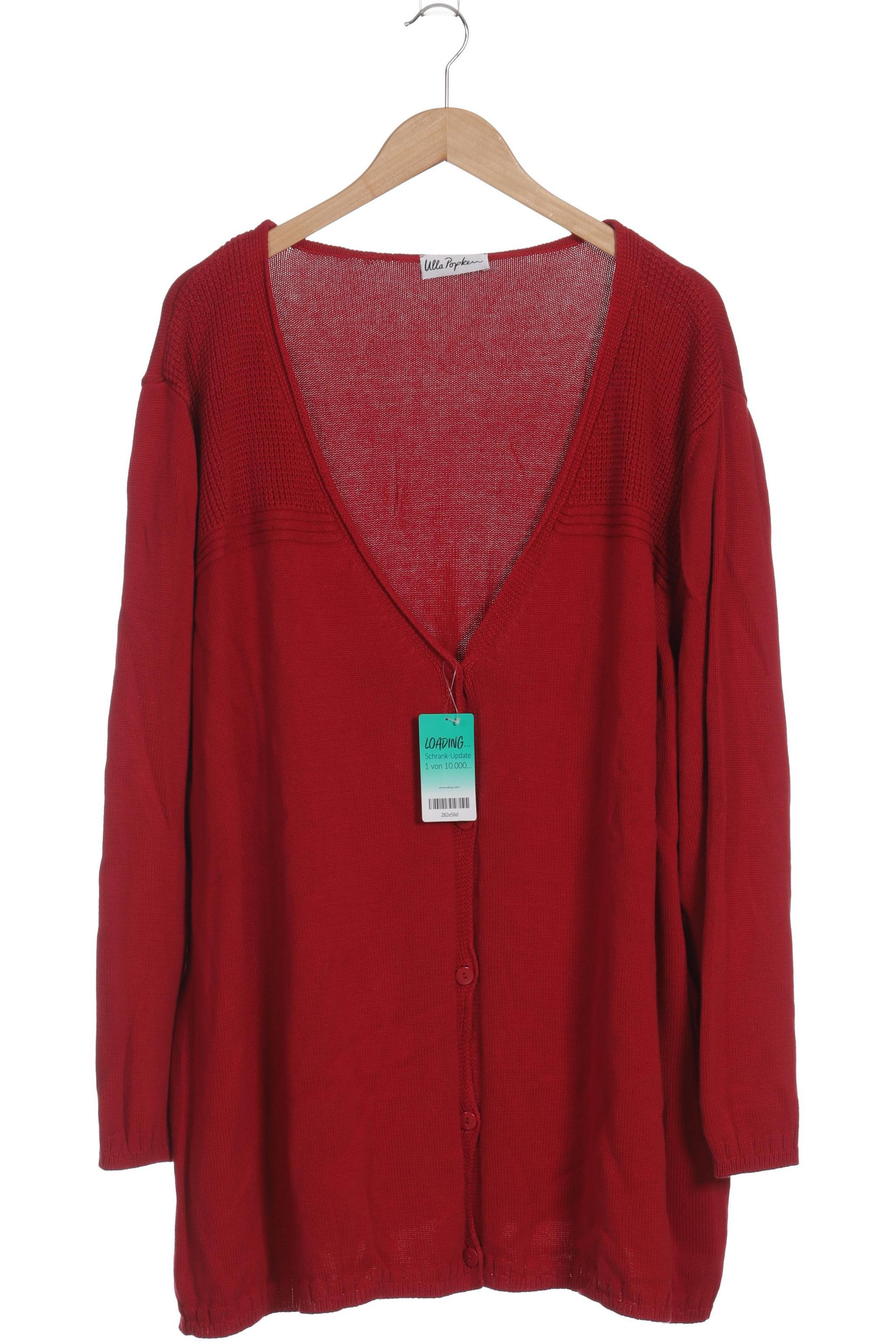 

Ulla Popken Damen Strickjacke, rot, Gr. 58
