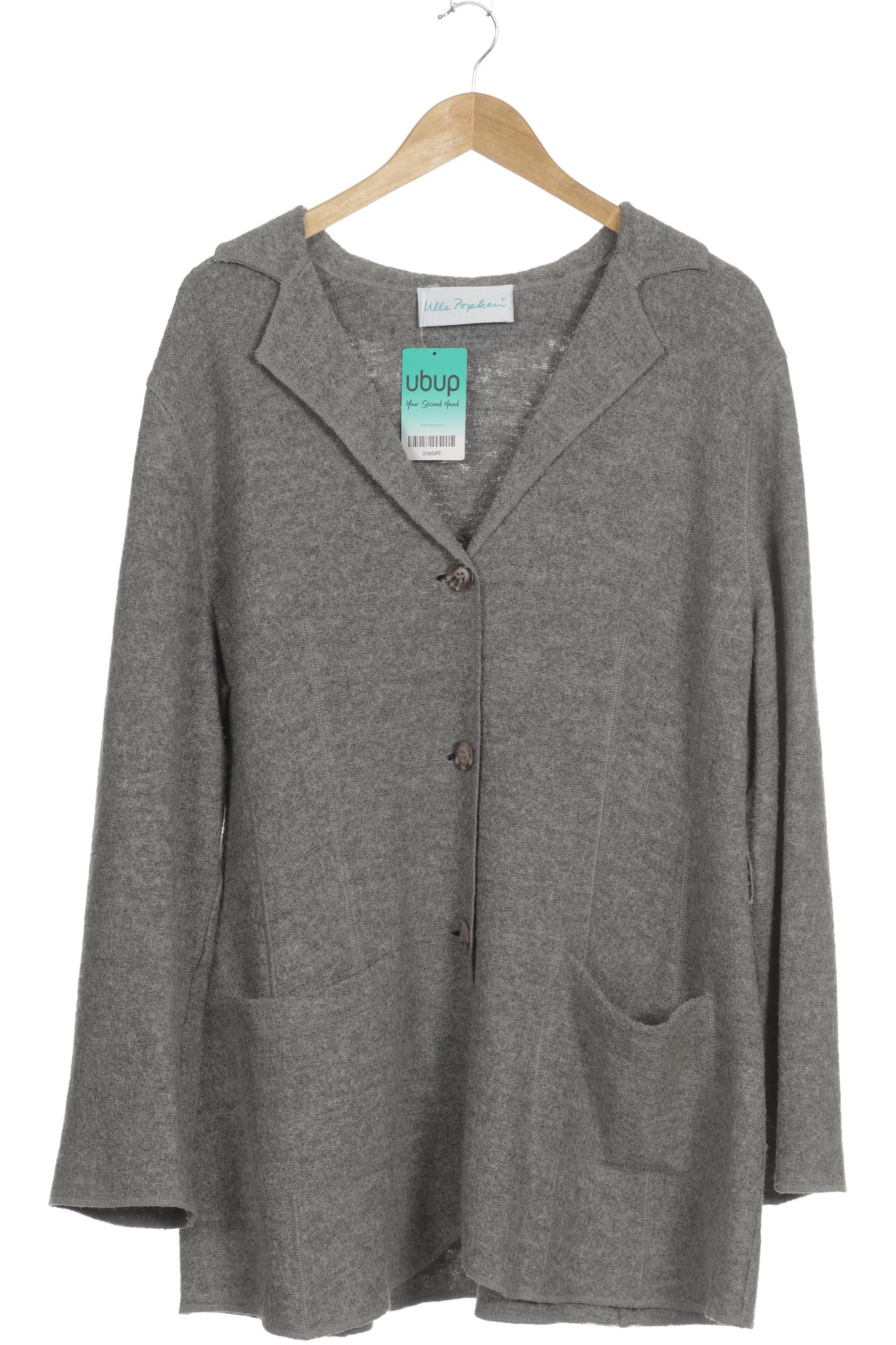 

Ulla Popken Damen Strickjacke, grau, Gr. 48