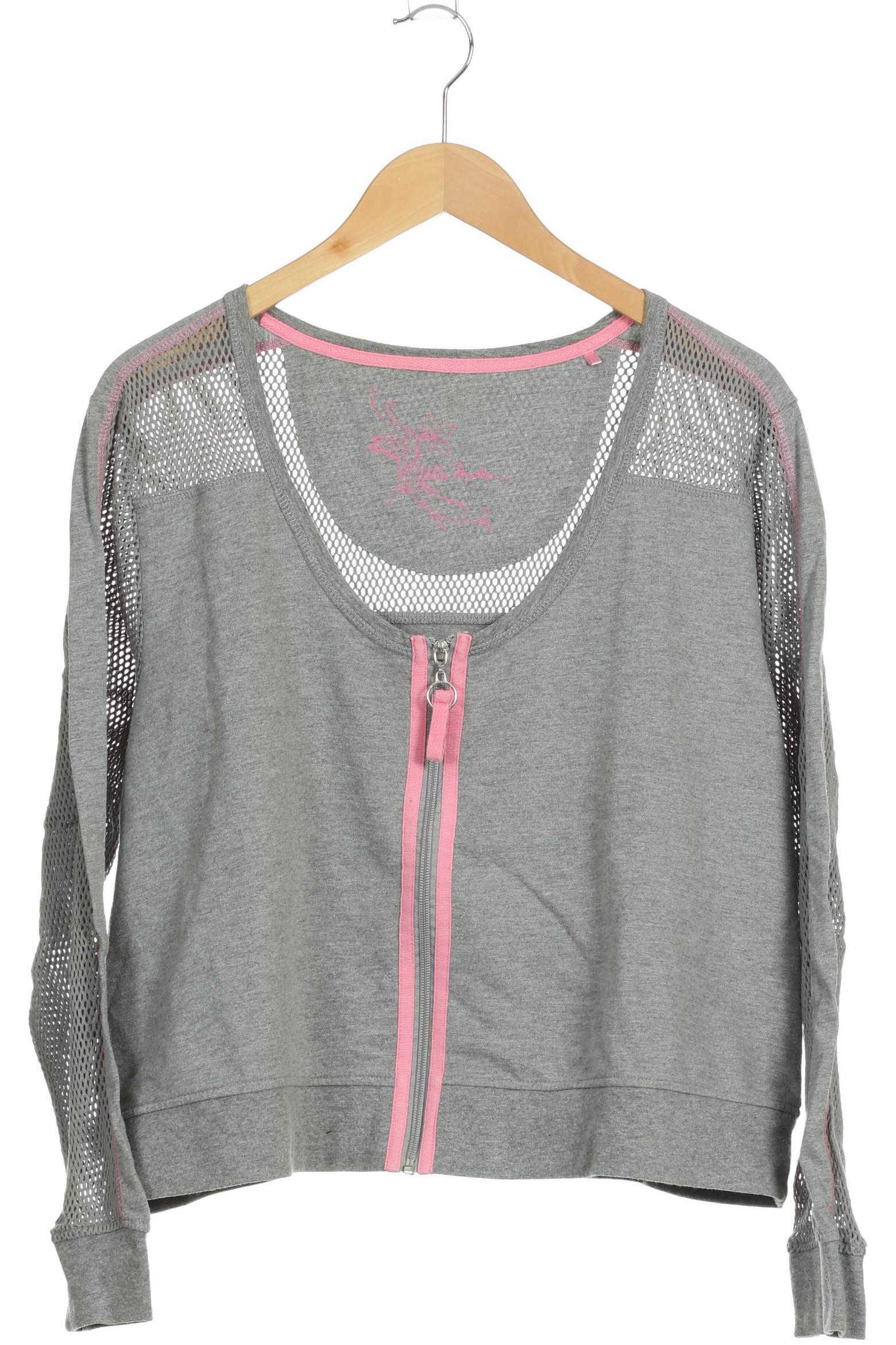 

Ulla Popken Damen Strickjacke, grau, Gr. 46