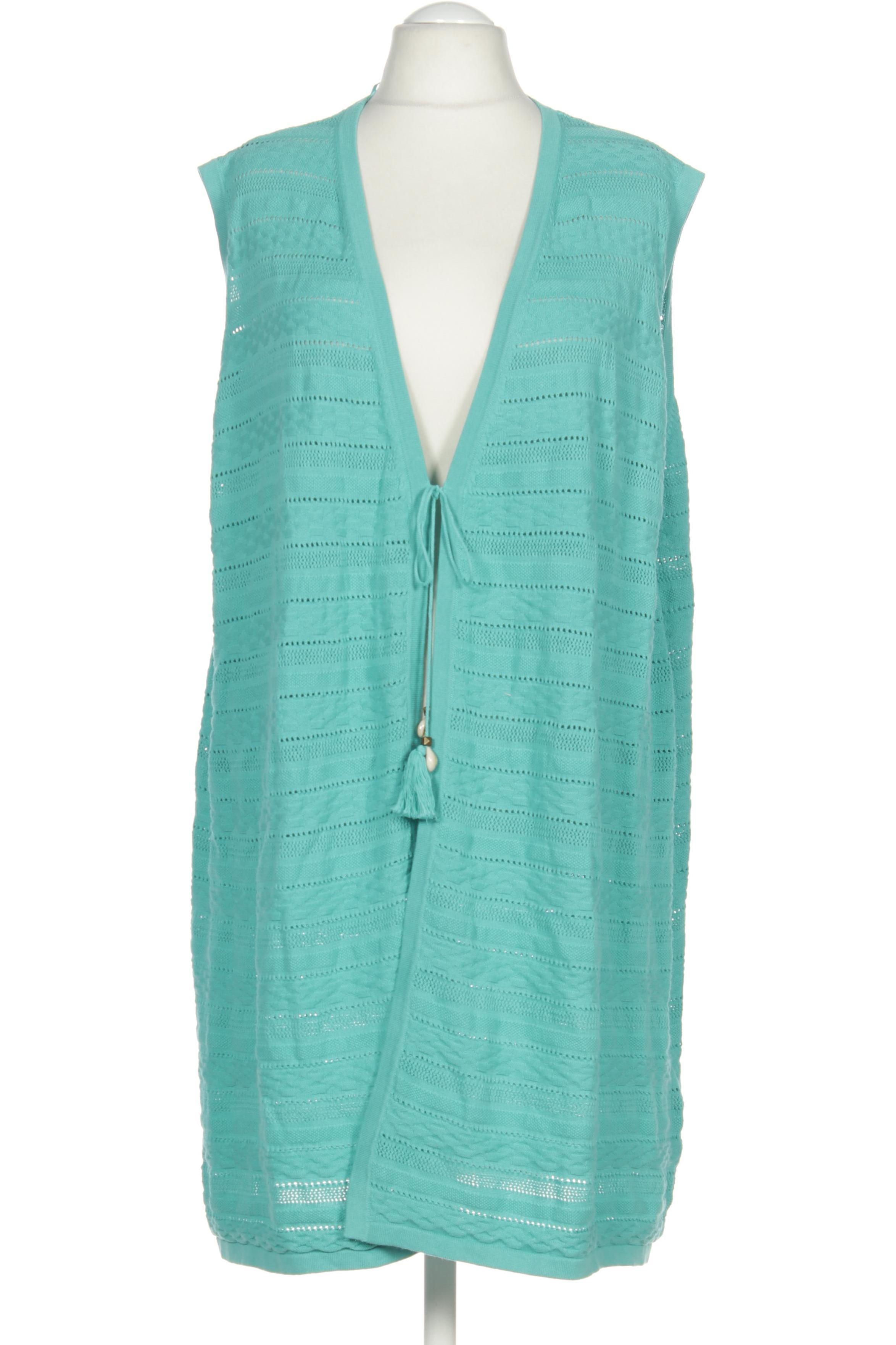 

Ulla Popken Damen Strickjacke, türkis, Gr. 50