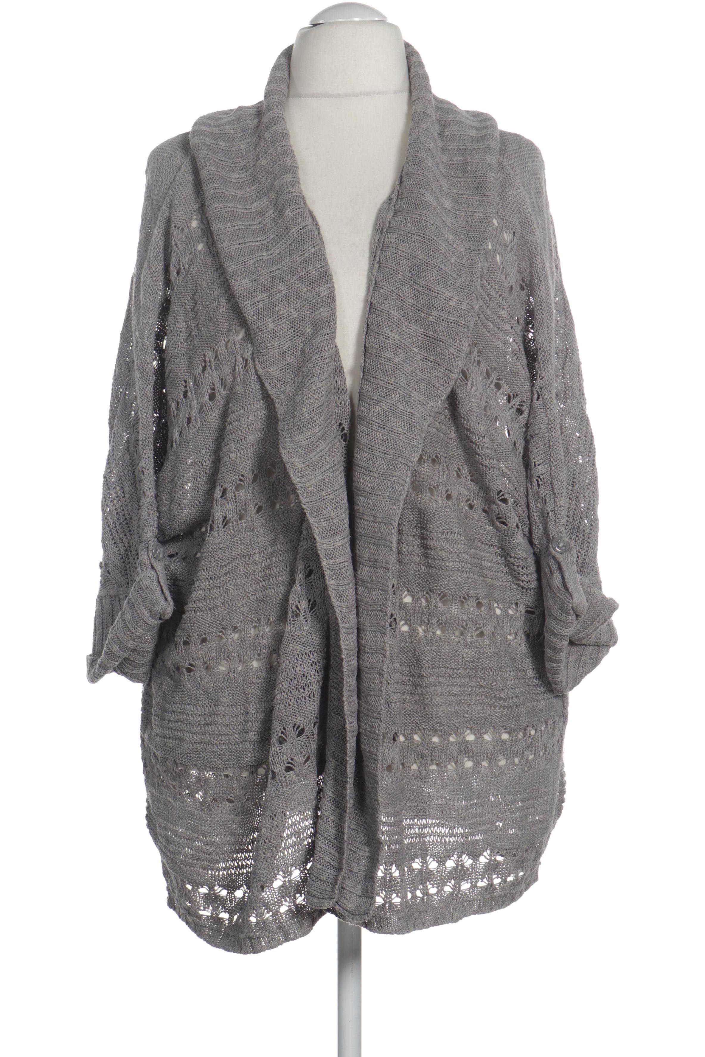 

Ulla Popken Damen Strickjacke, grau, Gr. 54