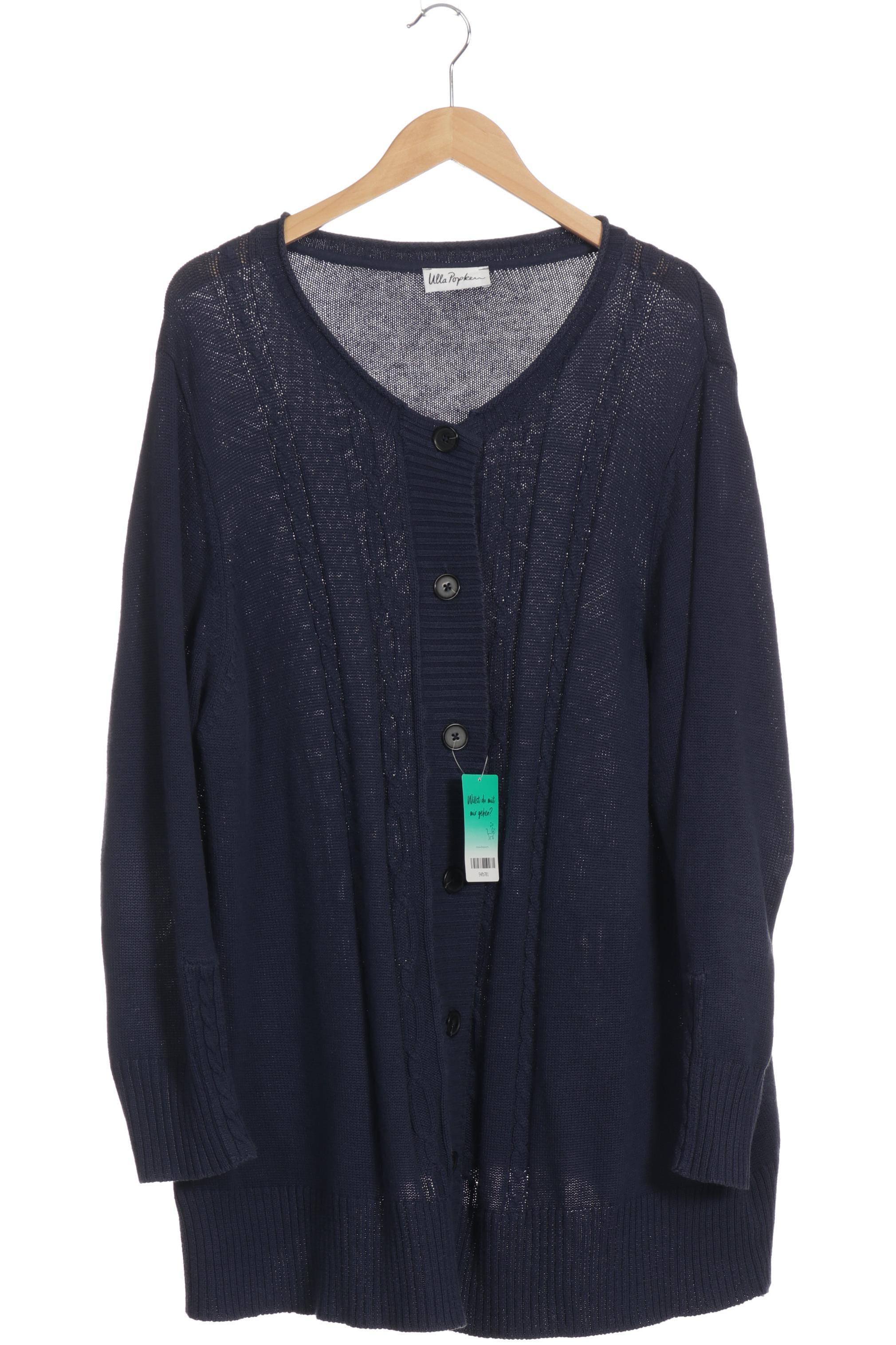 

Ulla Popken Damen Strickjacke, blau, Gr. 50