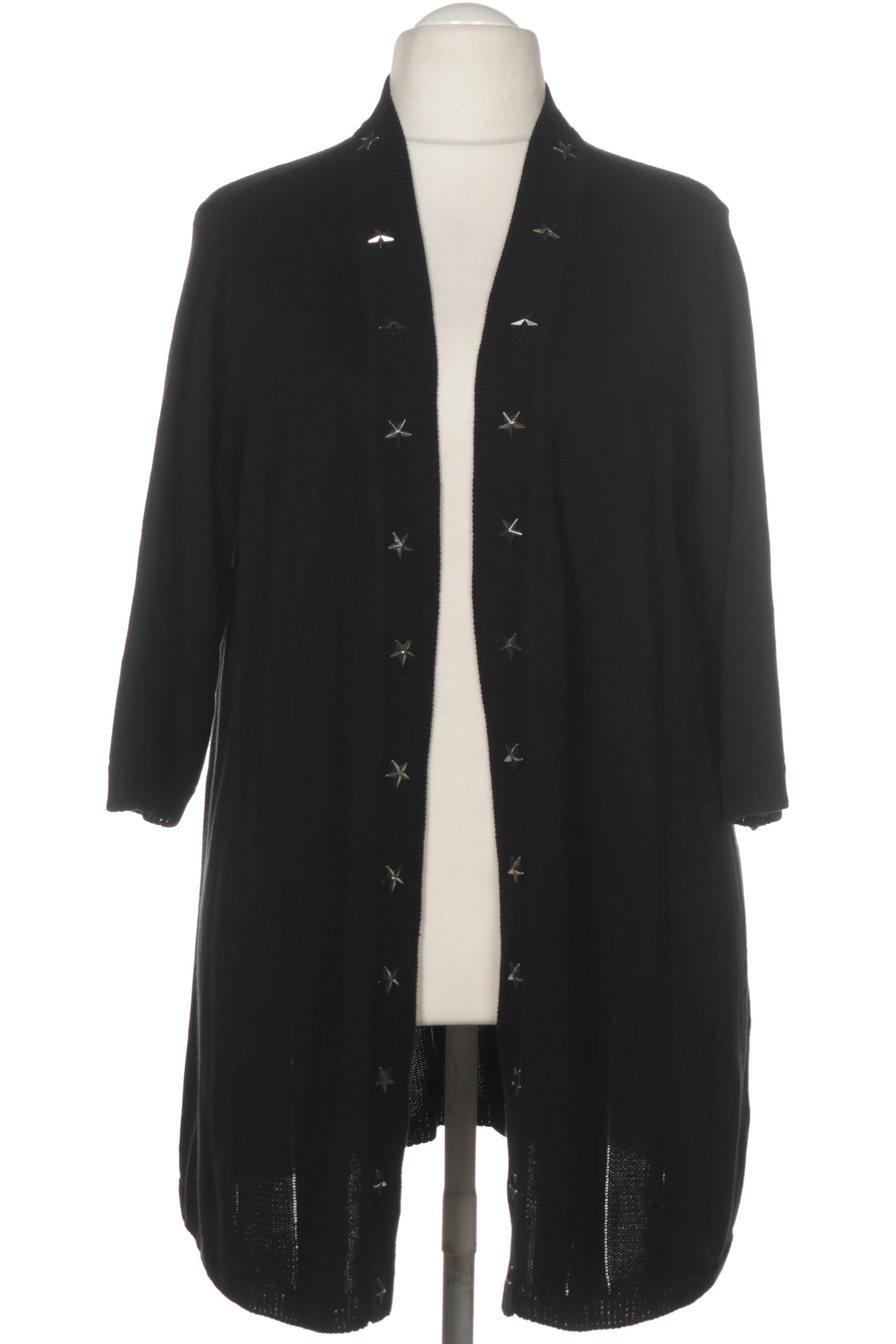 

Ulla Popken Damen Strickjacke, schwarz, Gr. 46