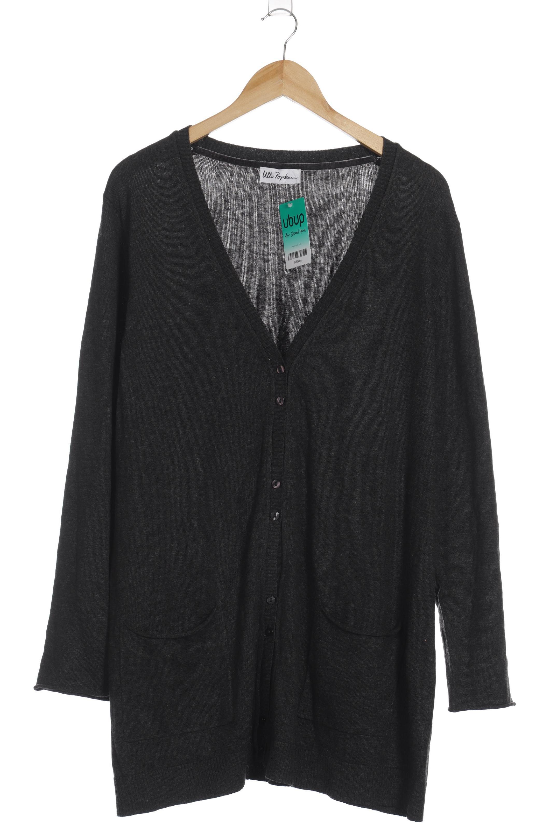 

Ulla Popken Damen Strickjacke, grau, Gr. 46