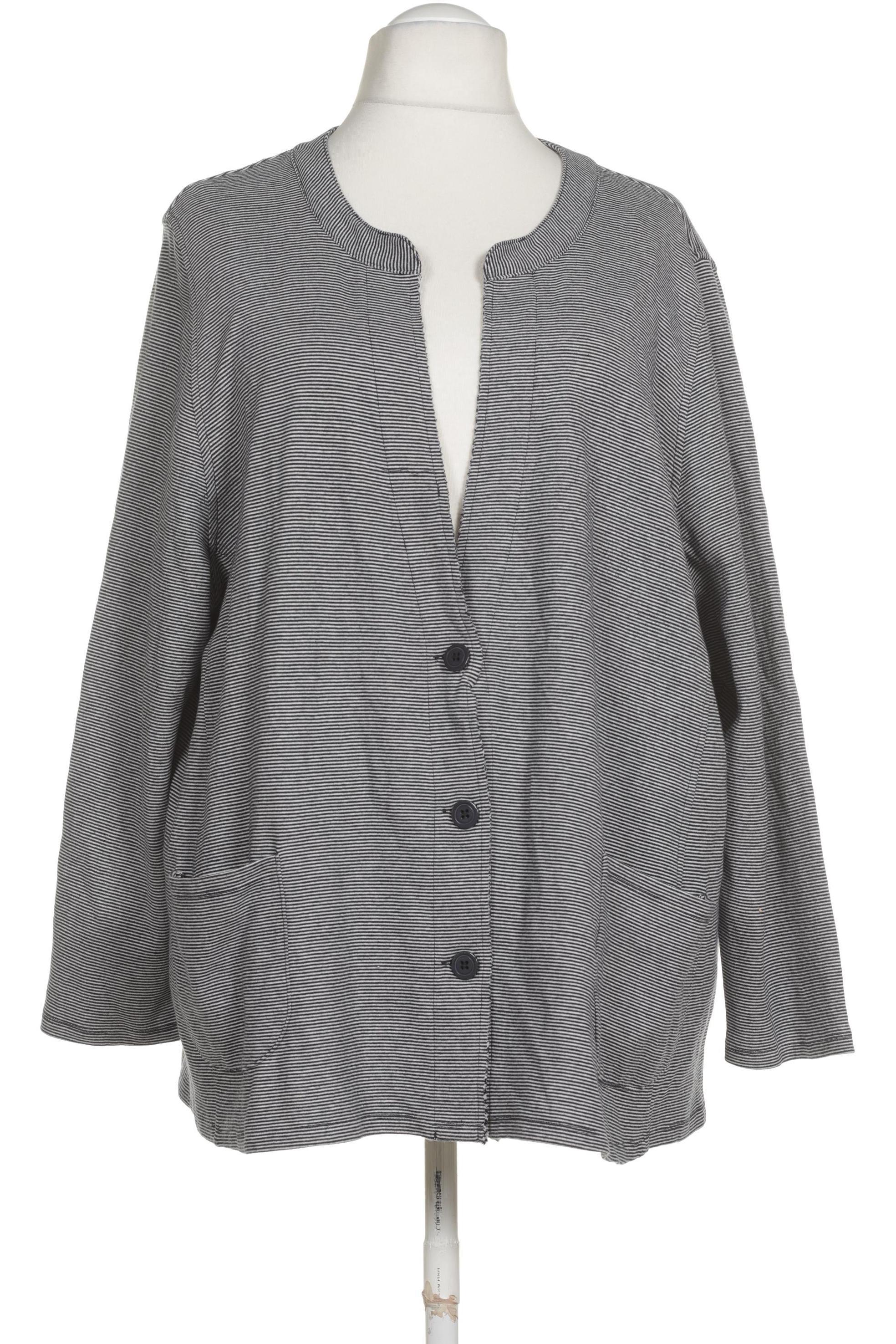 

Ulla Popken Damen Strickjacke, grau, Gr. 54