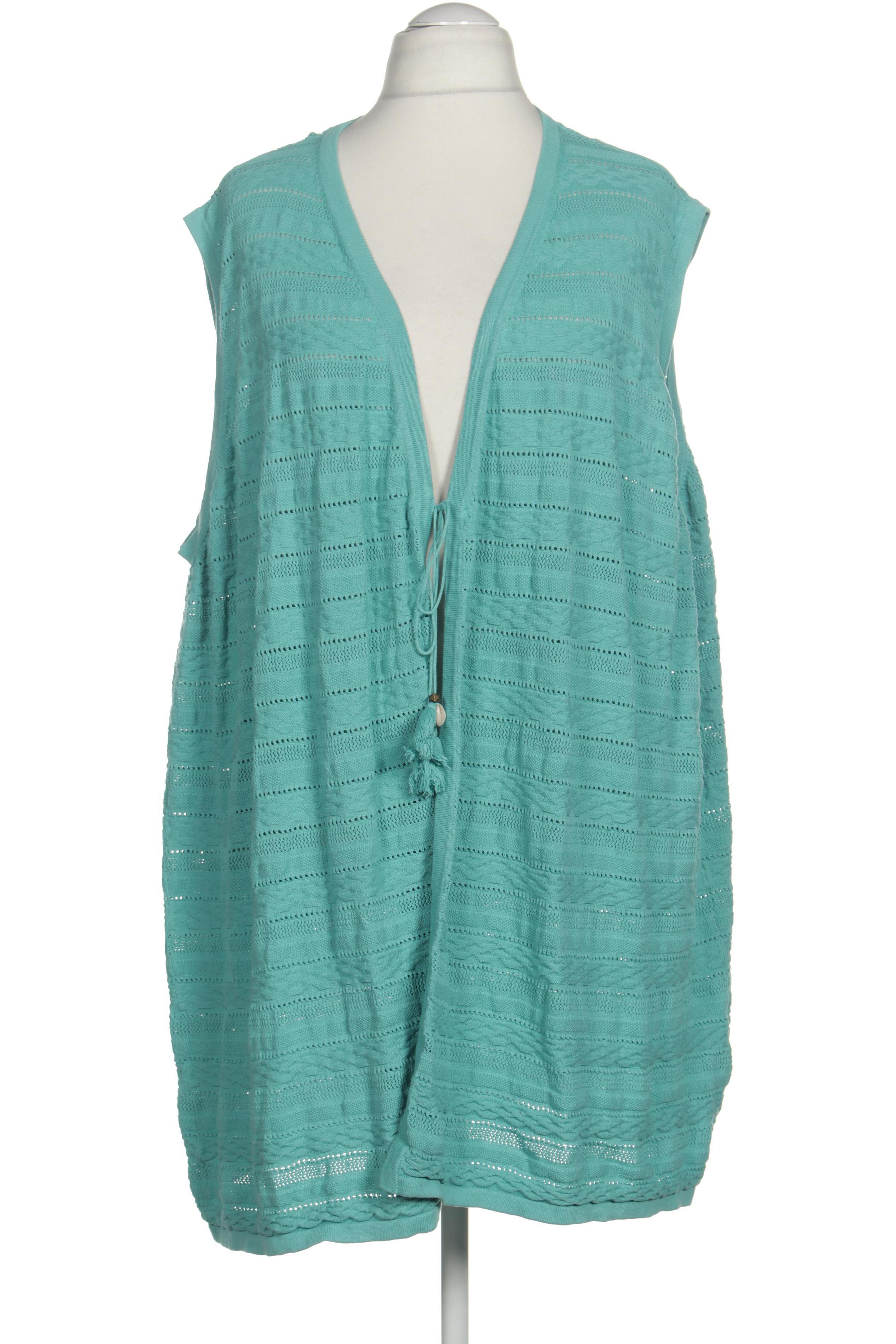 

Ulla Popken Damen Strickjacke, türkis, Gr. 58