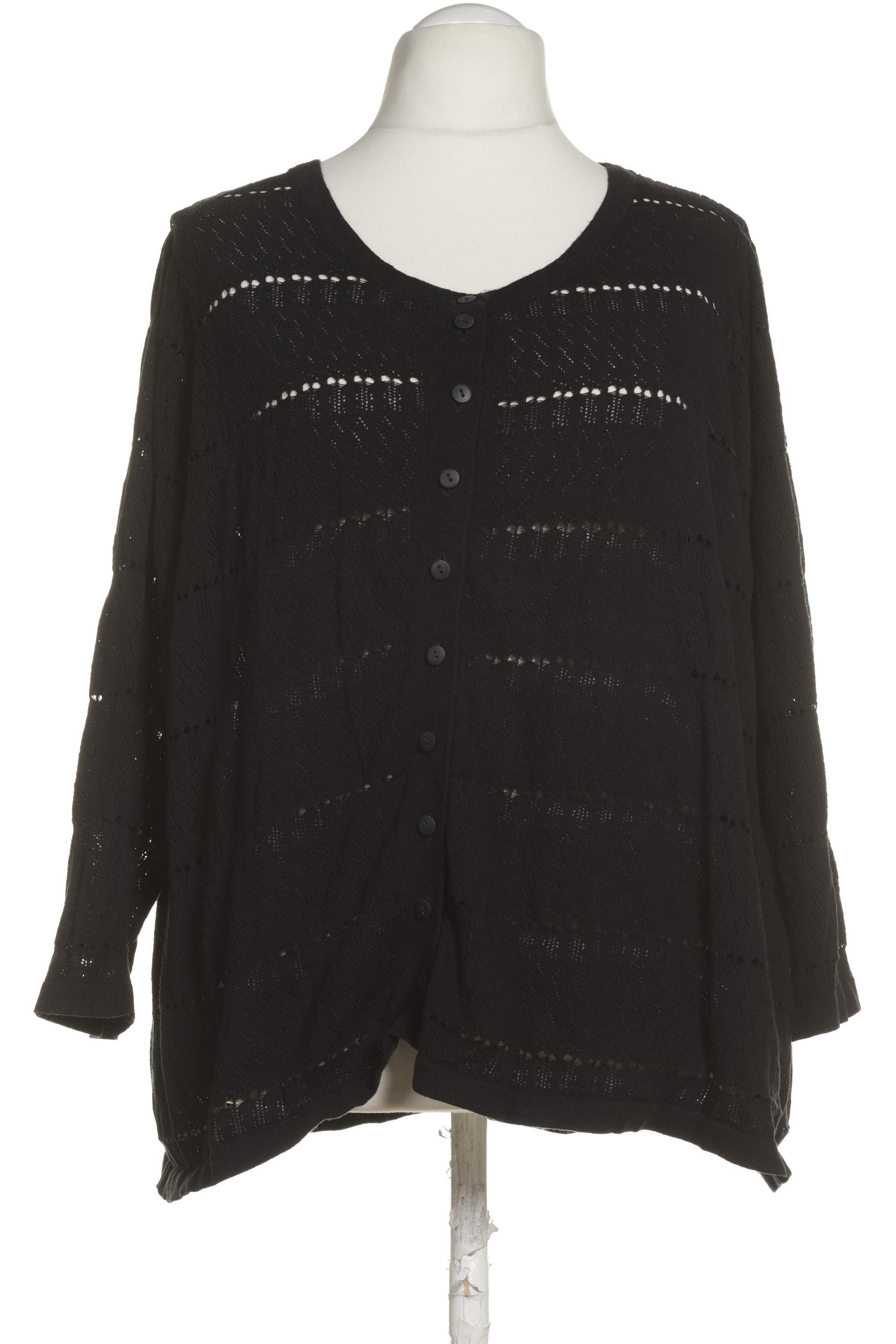 

Ulla Popken Damen Strickjacke, schwarz, Gr. 54