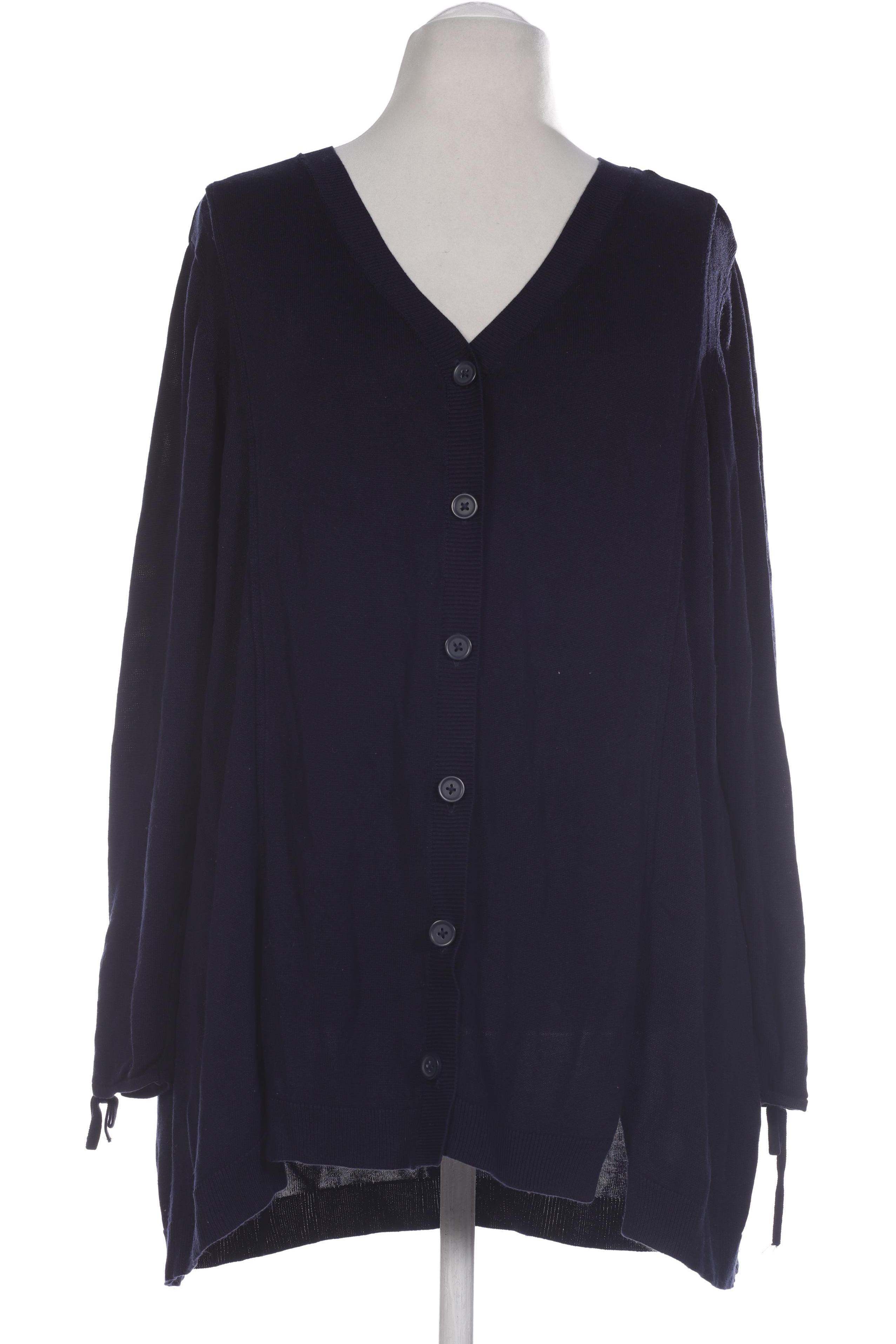 

Ulla Popken Damen Strickjacke, blau, Gr. 54