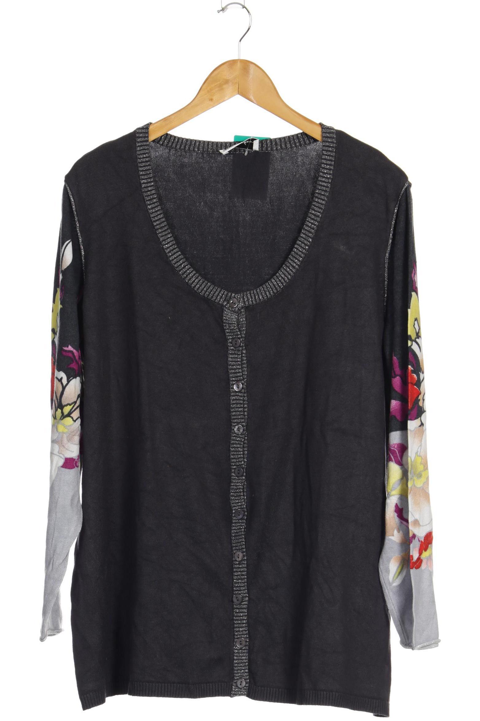 

Ulla Popken Damen Strickjacke, grau, Gr. 46