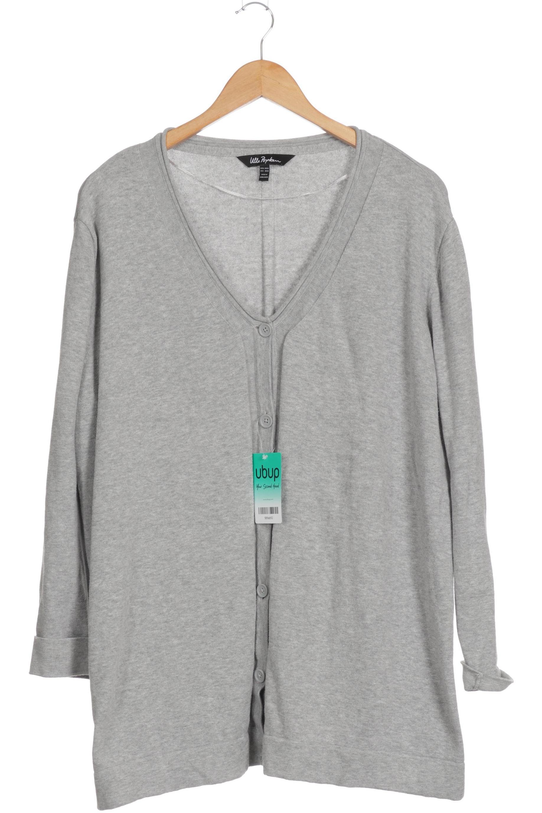 

Ulla Popken Damen Strickjacke, grau, Gr. 50