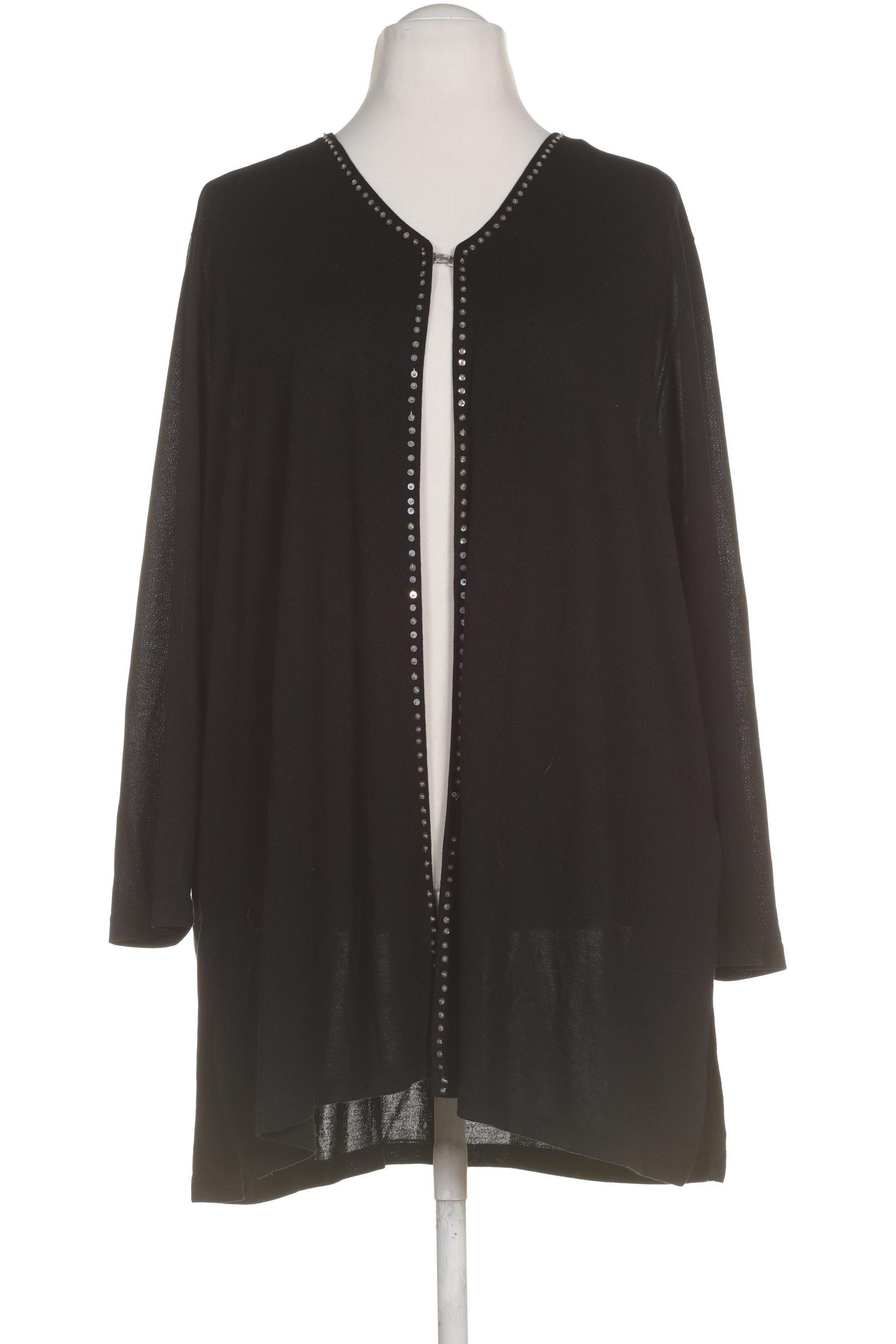 

Ulla Popken Damen Strickjacke, schwarz, Gr. 54