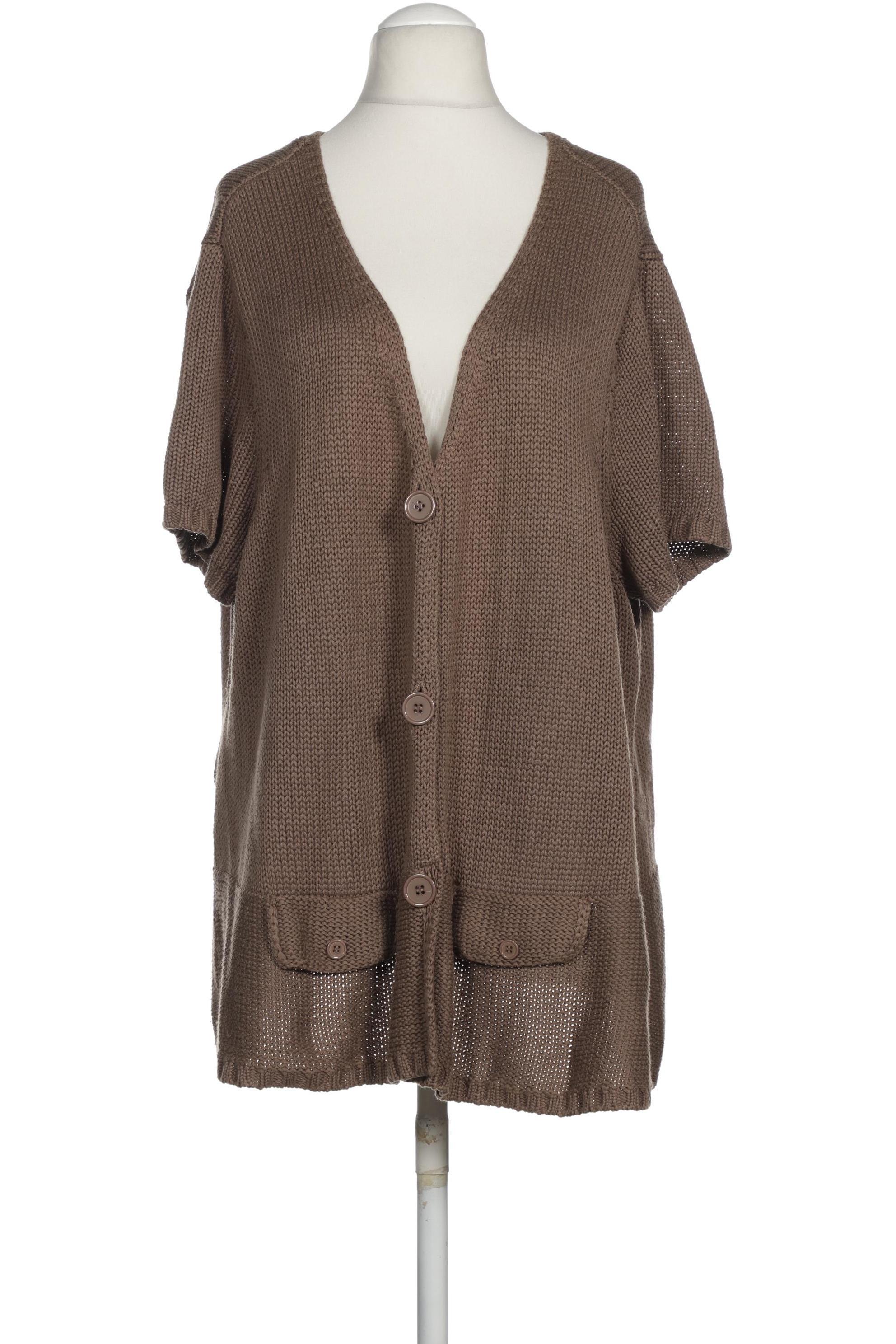 

Ulla Popken Damen Strickjacke, braun, Gr. 54