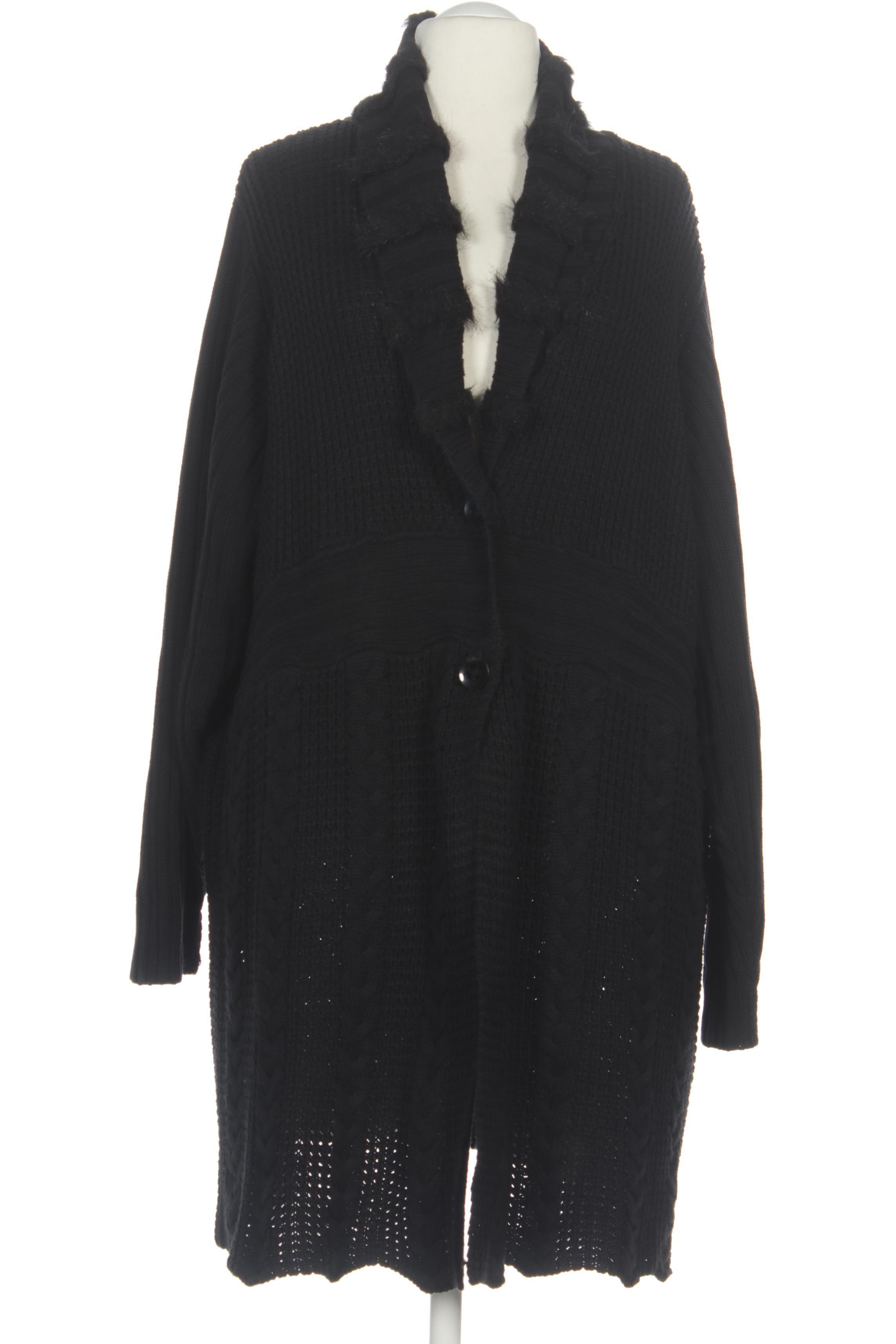 

Ulla Popken Damen Strickjacke, schwarz, Gr. 58