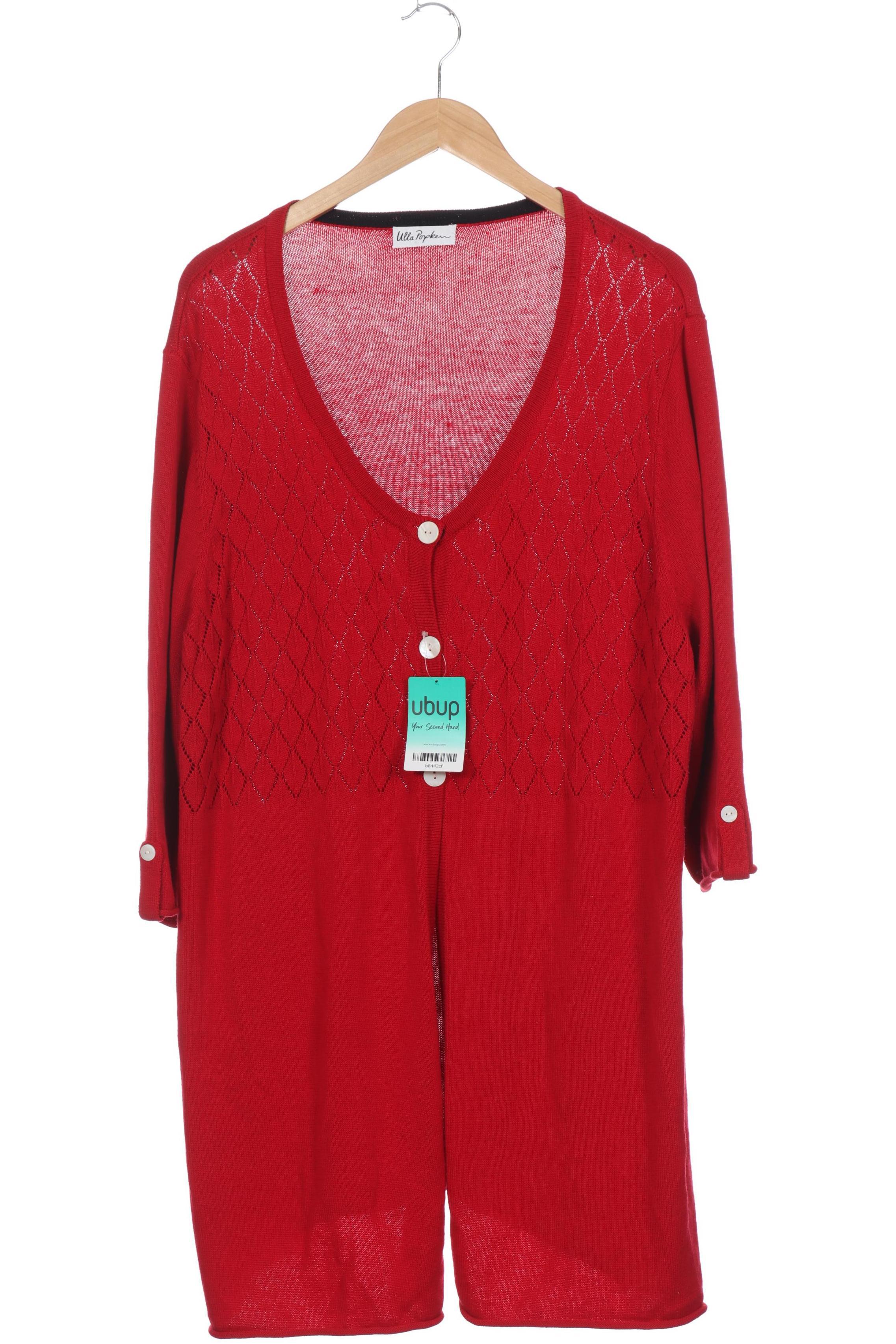 

Ulla Popken Damen Strickjacke, rot, Gr. 54