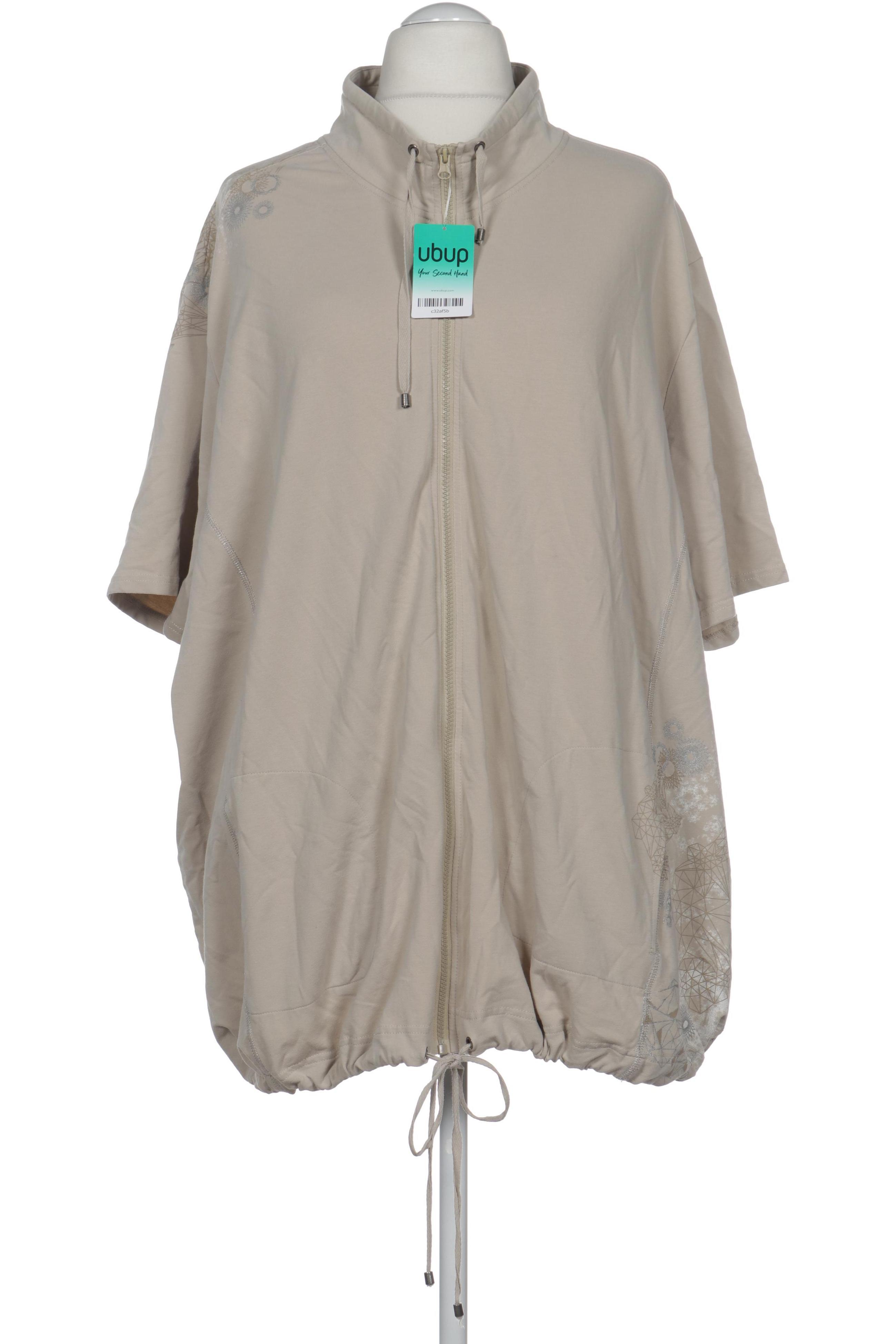 

Ulla Popken Damen Strickjacke, beige, Gr. 62