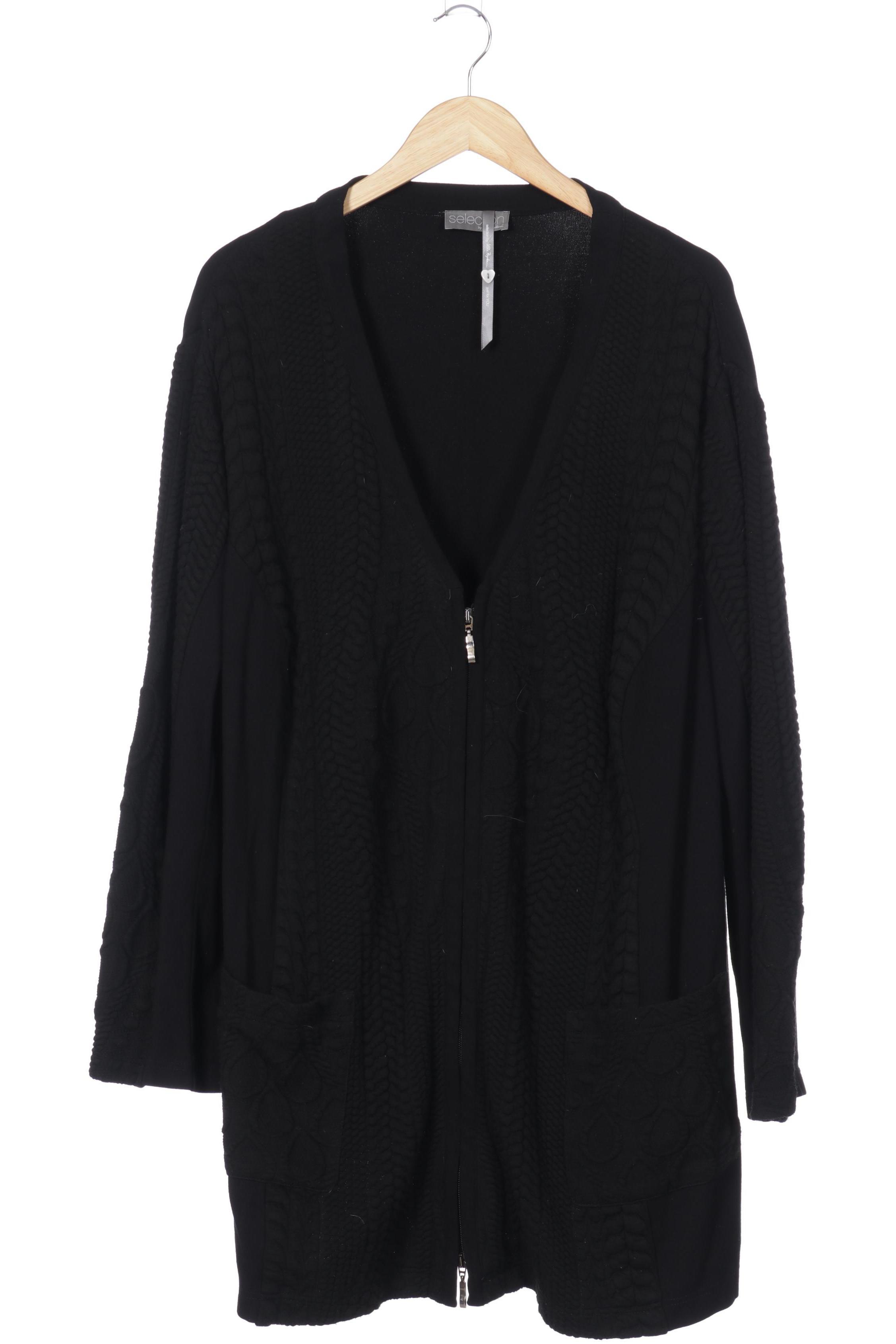 

Ulla Popken Damen Strickjacke, schwarz, Gr. 58