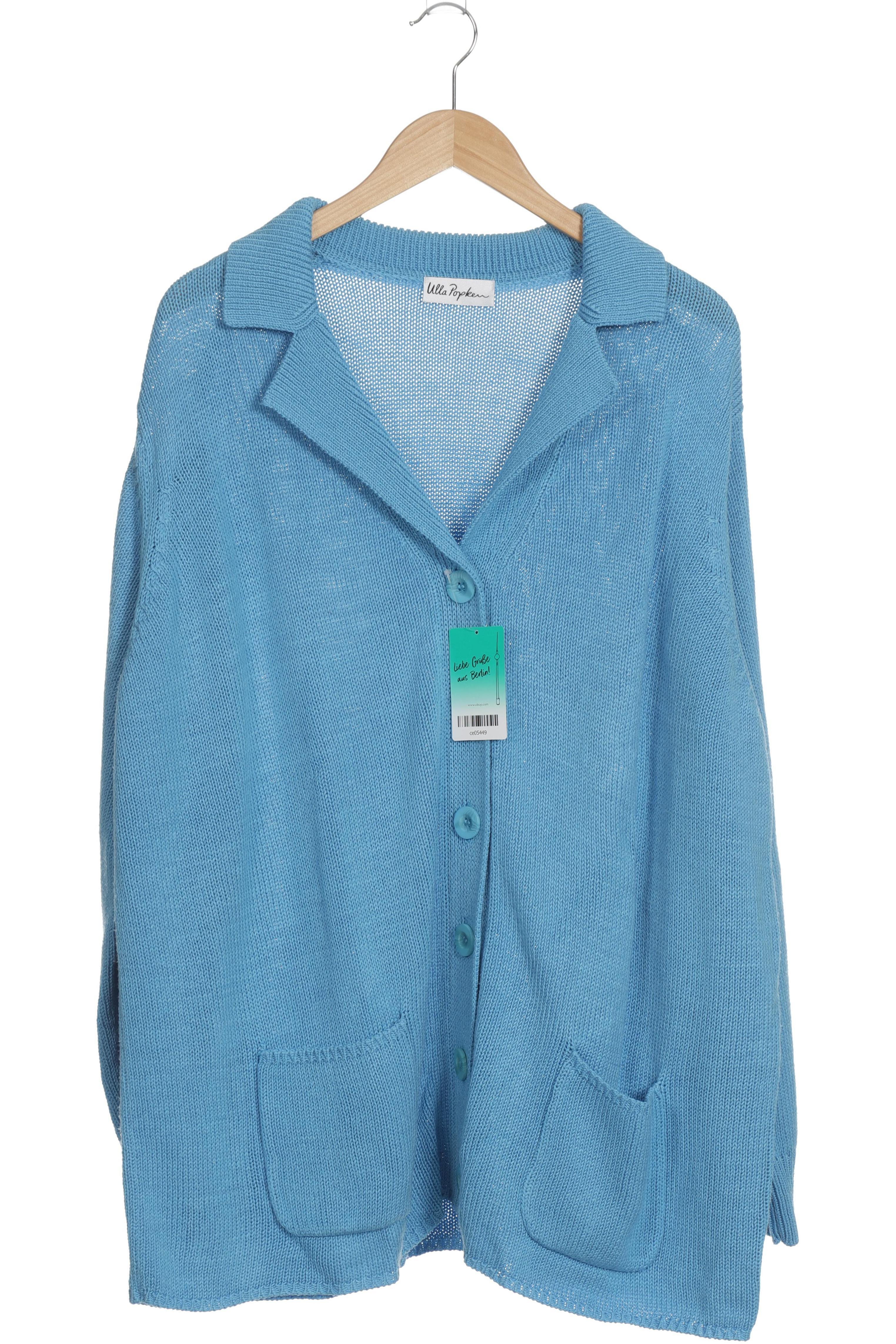 

Ulla Popken Damen Strickjacke, blau, Gr. 50