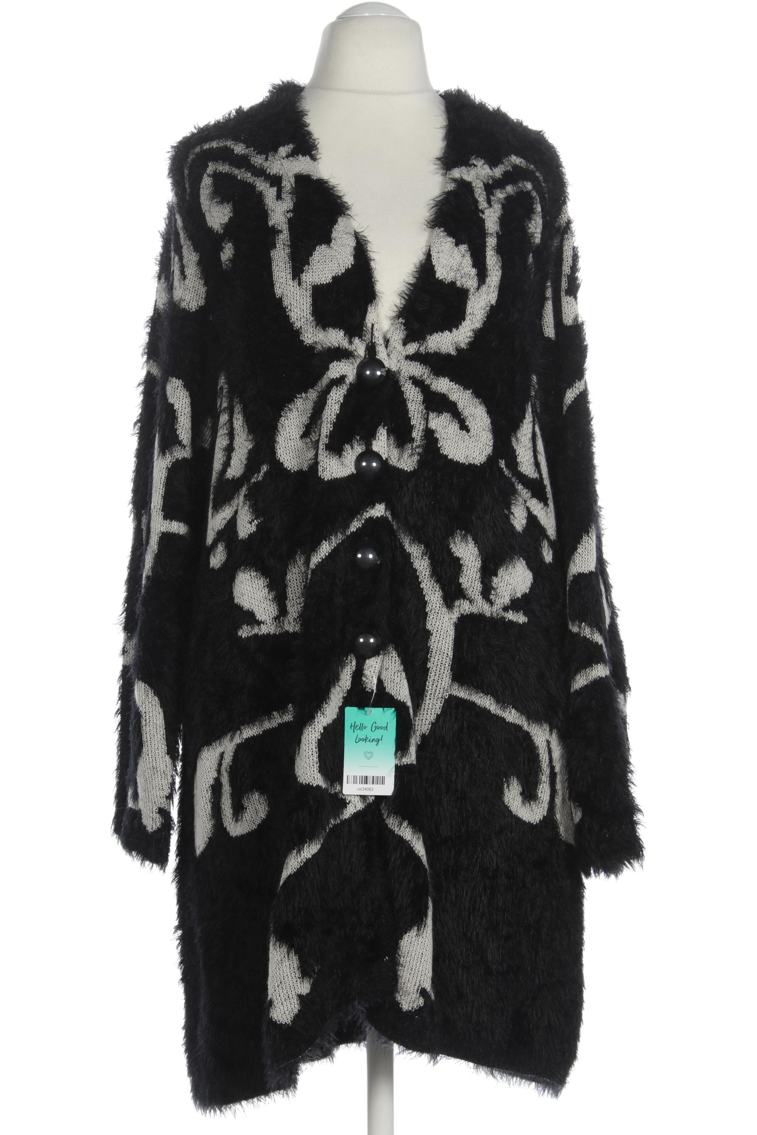 

Ulla Popken Damen Strickjacke, schwarz, Gr. 58