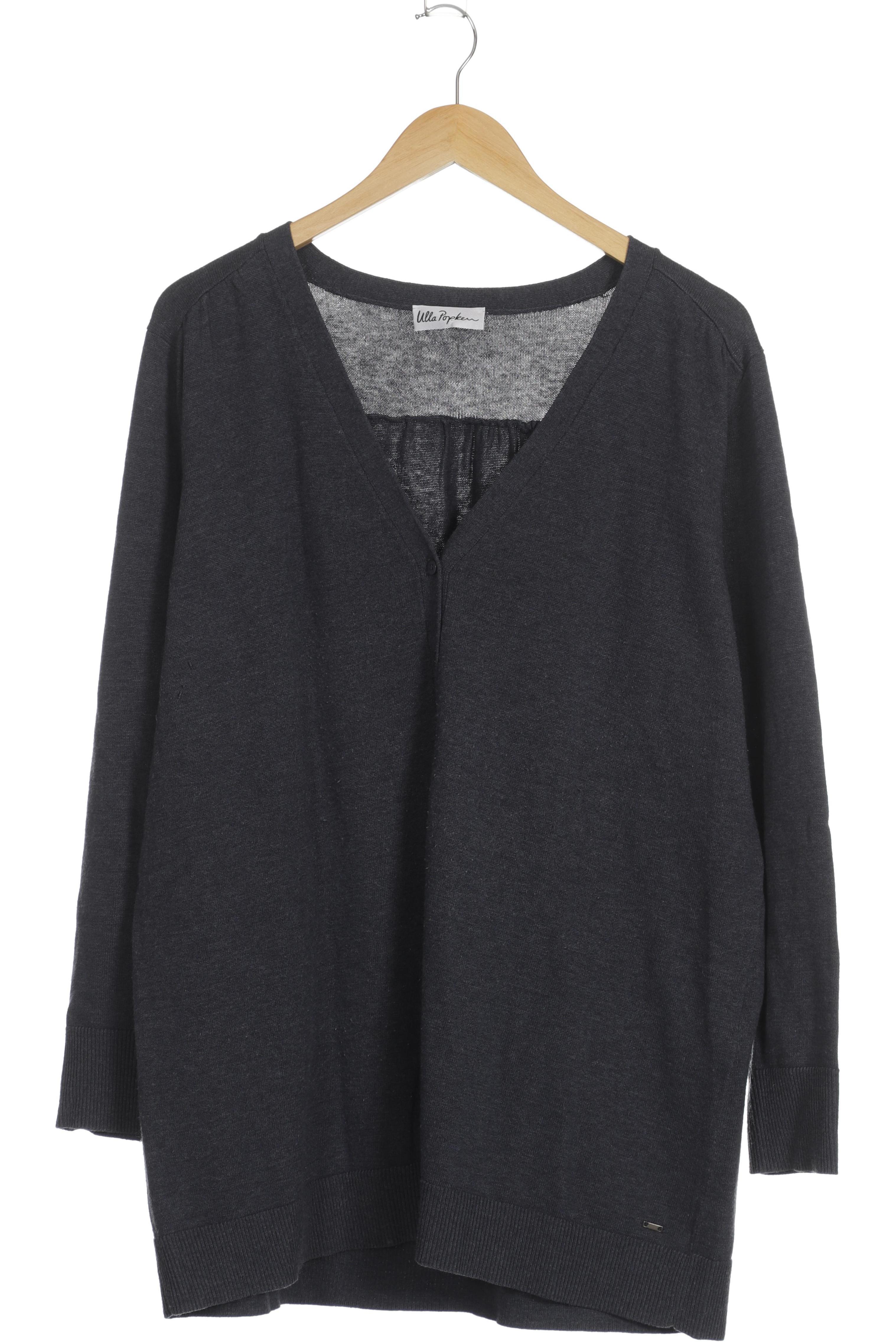 

Ulla Popken Damen Strickjacke, blau, Gr. 46
