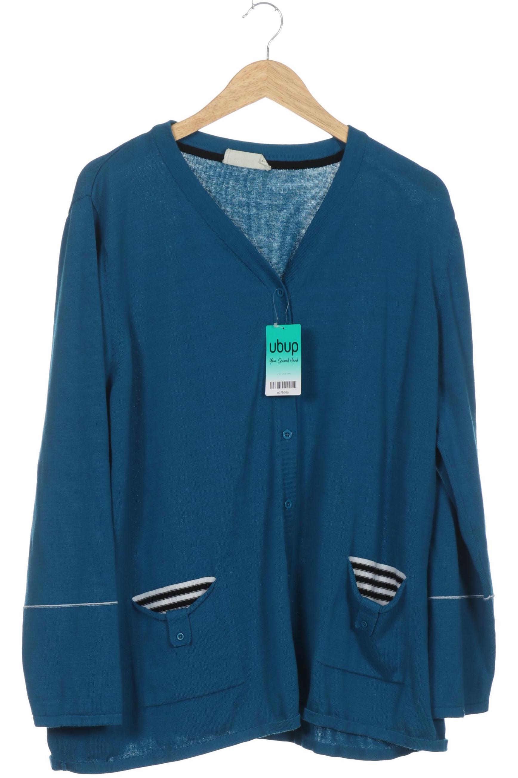 

Ulla Popken Damen Strickjacke, blau, Gr. 50