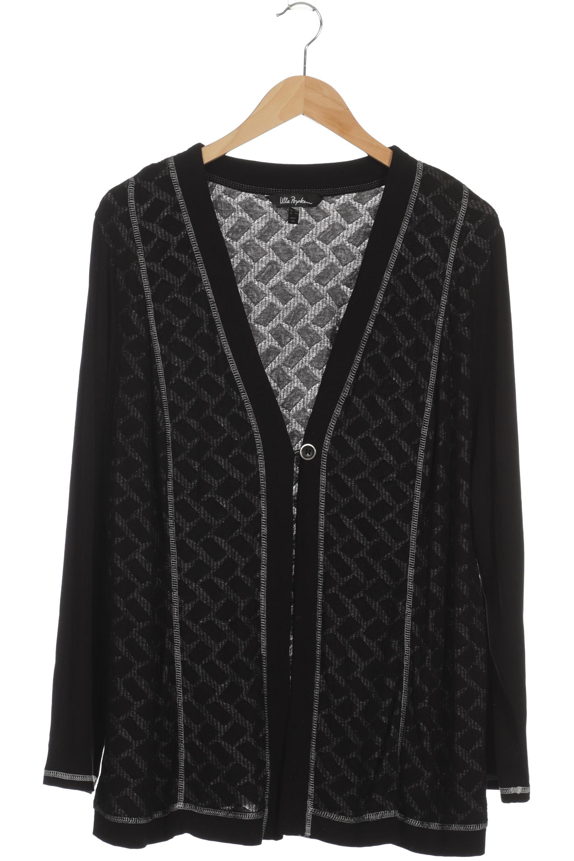 

Ulla Popken Damen Strickjacke, schwarz, Gr. 46